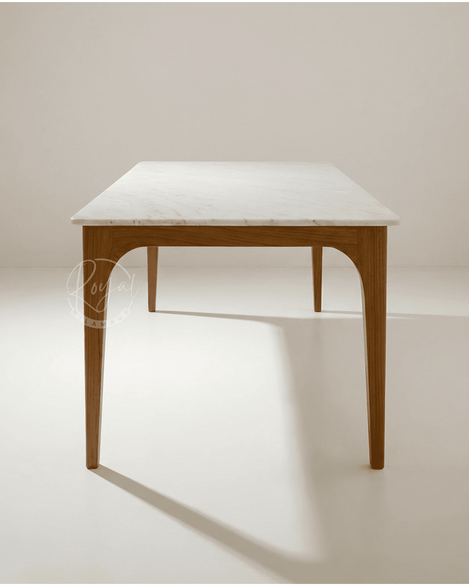 Royal Merion Nilambur Teak Wood Dining Table