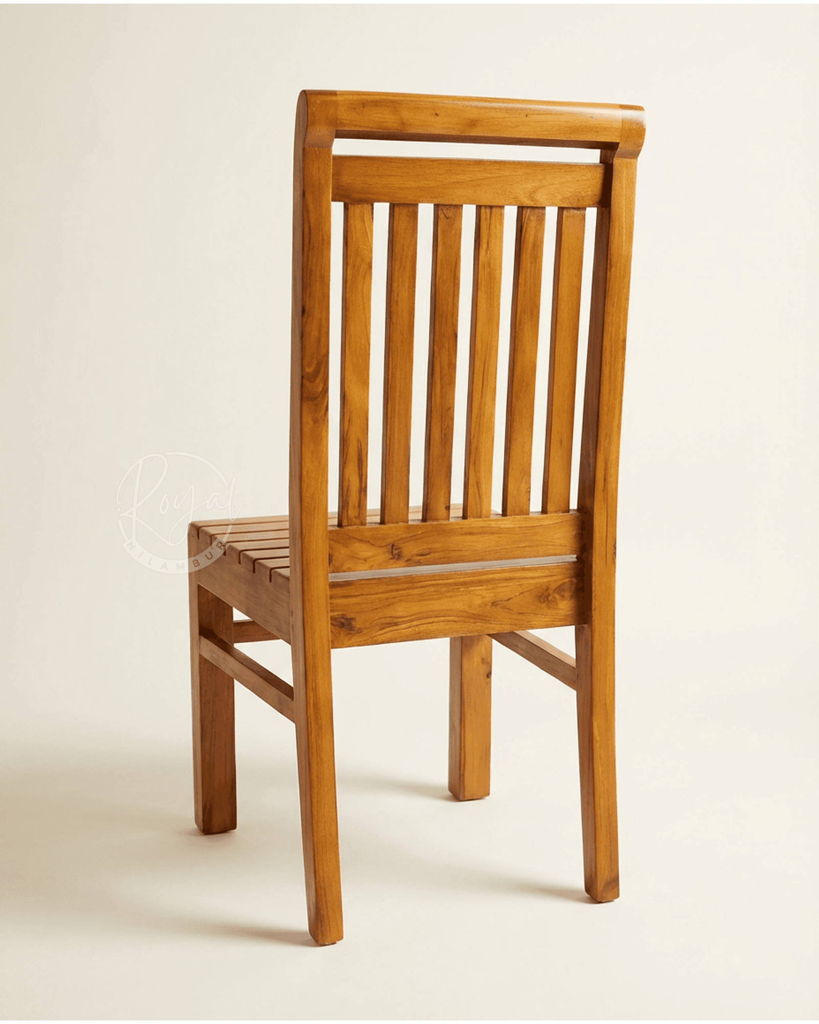 Royal Aakriti Nilambur Teak Wooden Dining Chair