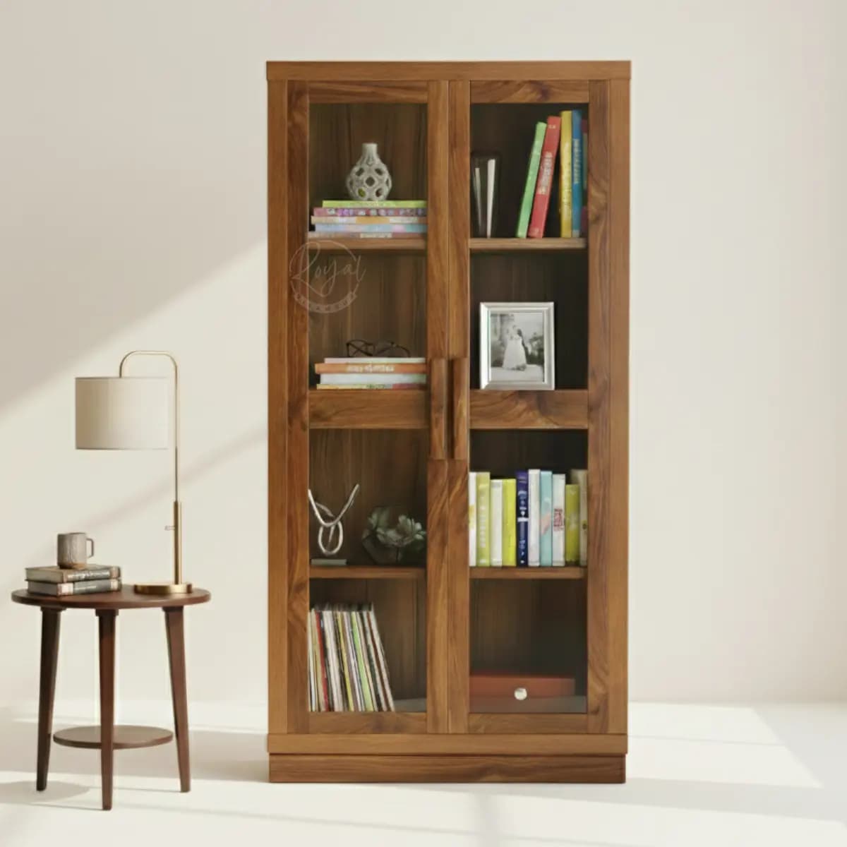 Royal Trivon Nilambur Teak Wood Book Shelf