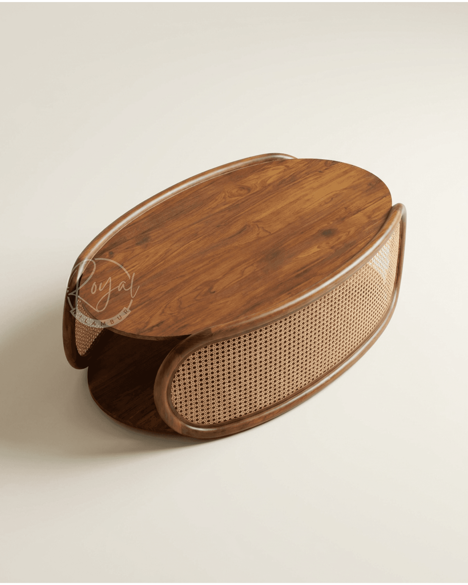 Royal Anvya Nilambur Teak Wood Coffee Table