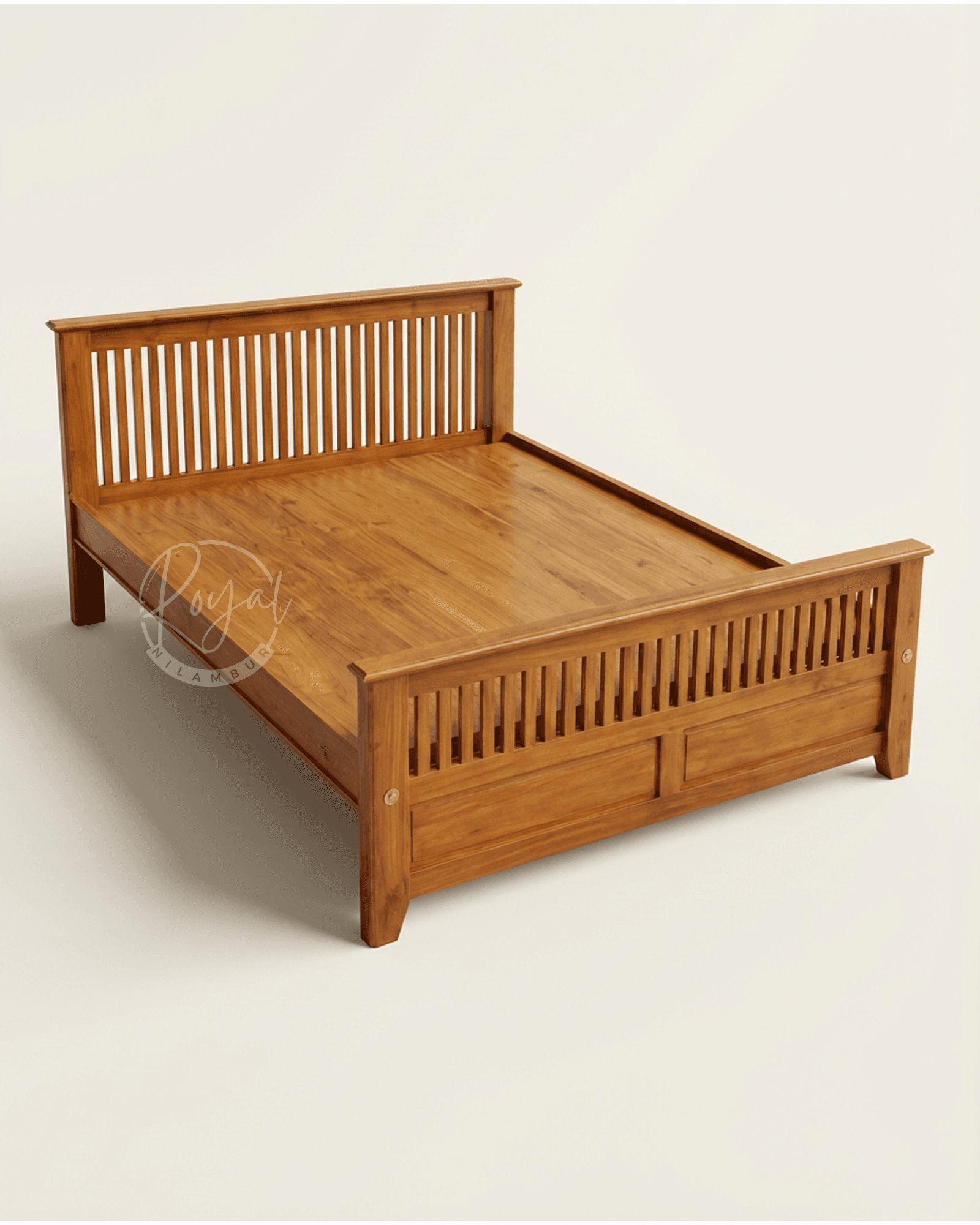 Royal Nidra Nilambur Teak Wood Bed Cot