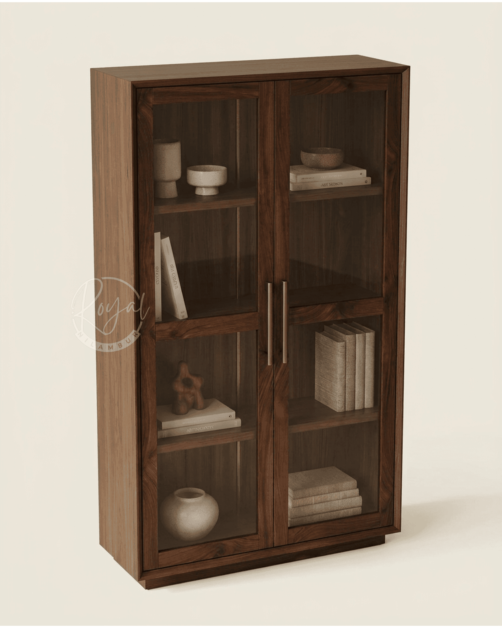 Royal Trivon Nilambur Teak Wood Book Shelf