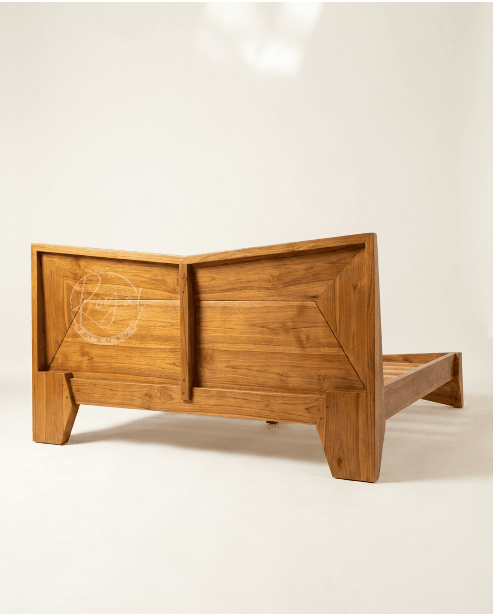 Royal Kalvyn Nilambur Teak Wood Bed