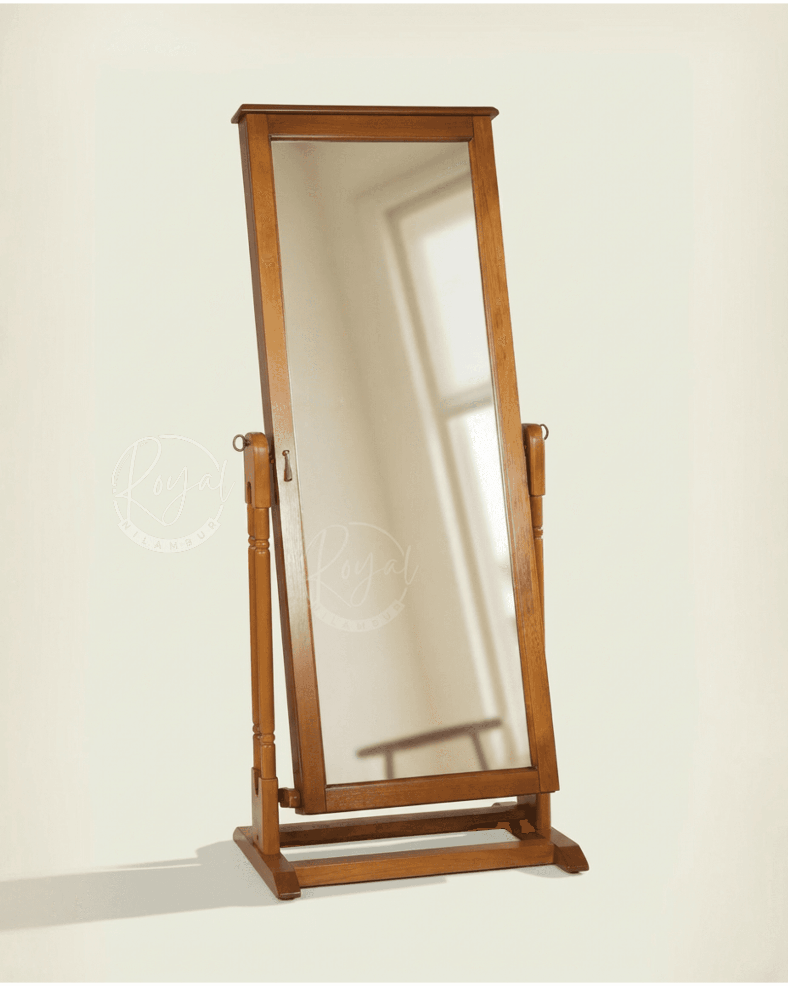 Royal Arixa Nilambur Teak Dressing Mirror