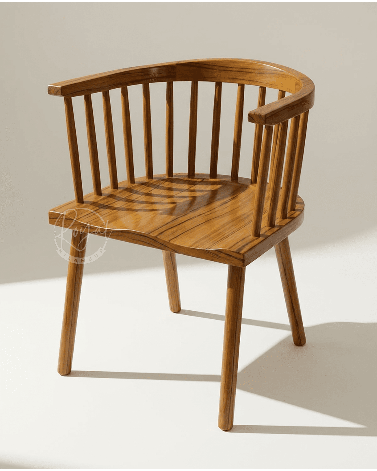 Royal Alaya Nilambur Teak Wood Arm Chair