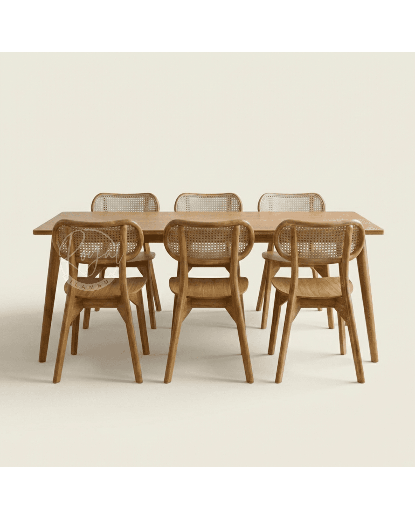 Royal Vyrona Nilambur Teak Wood Dining Table