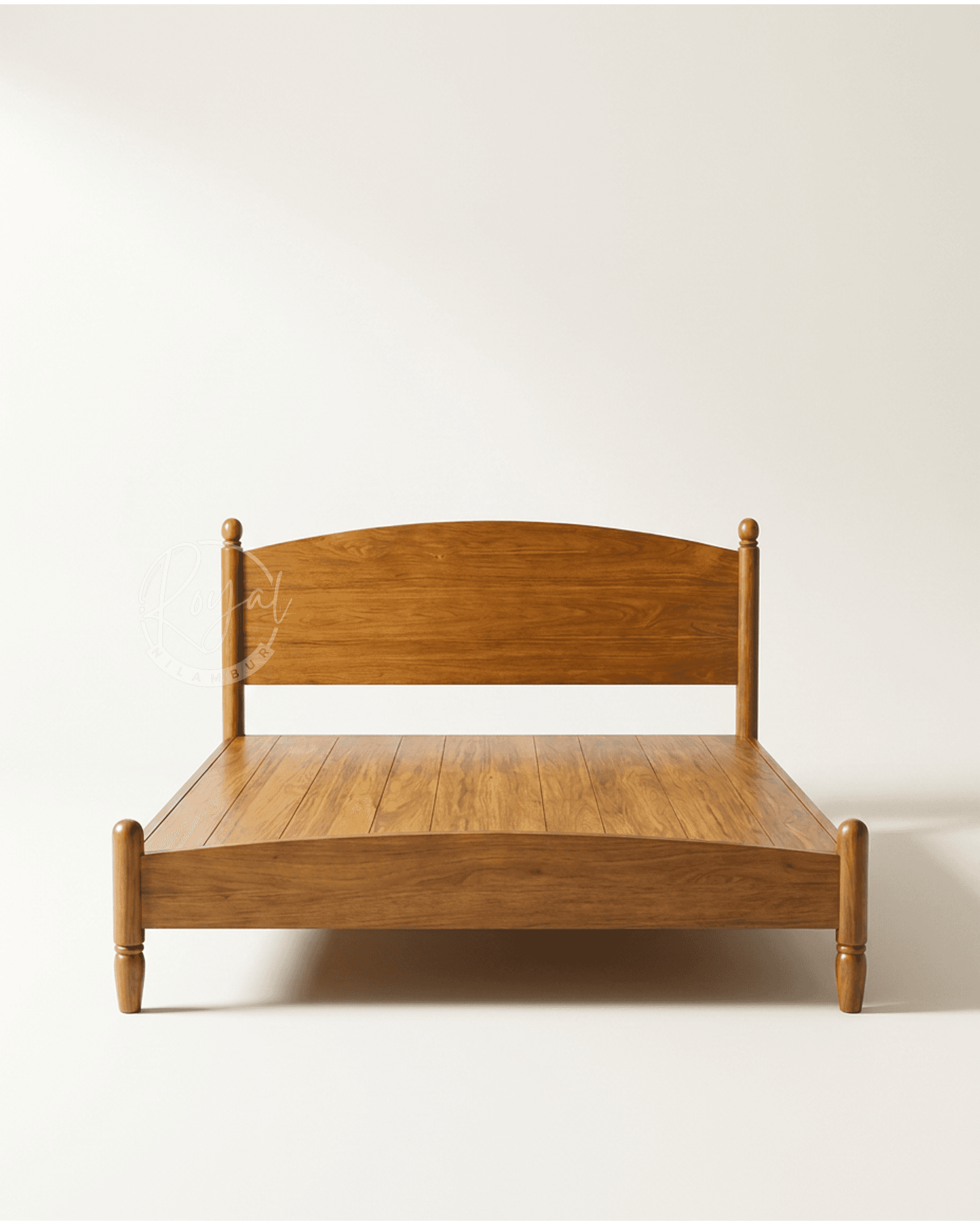 Royal Vanya Nilambur Teak Wood Bed Cot