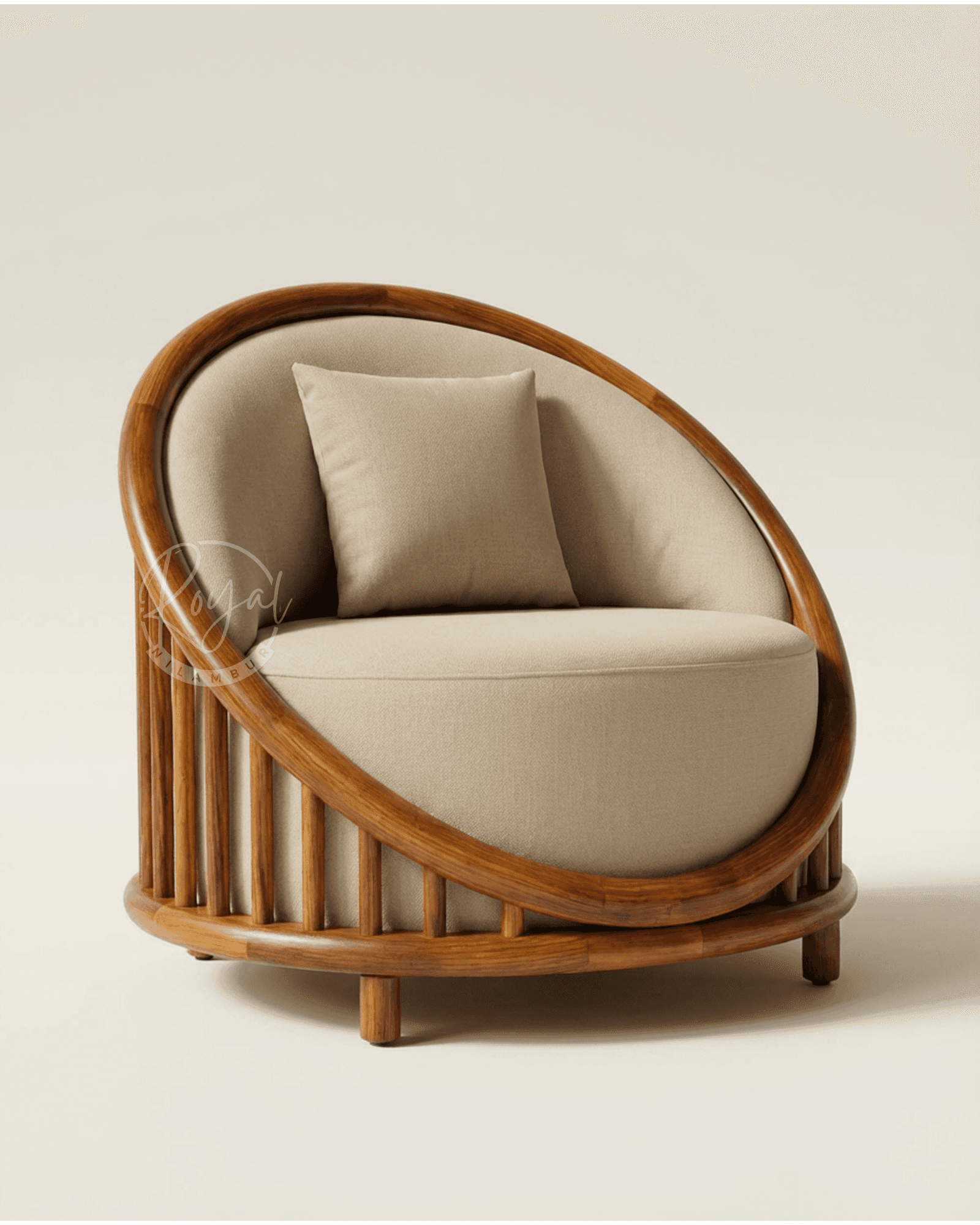 Royal Luxon Nilambur Teak Wood Sofa Set