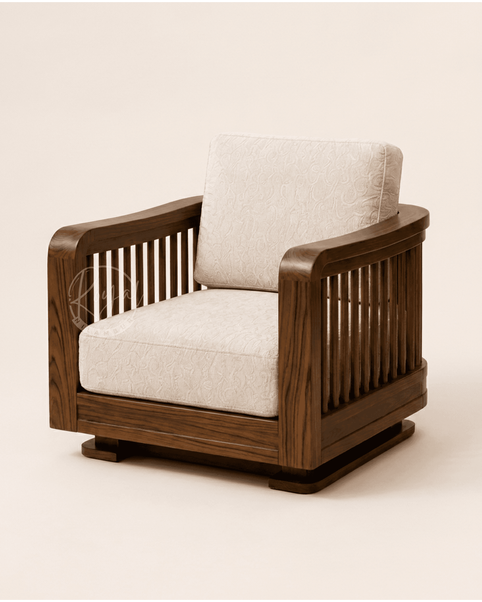 Royal Navrix Nilambur Teak Wood Sofa Set