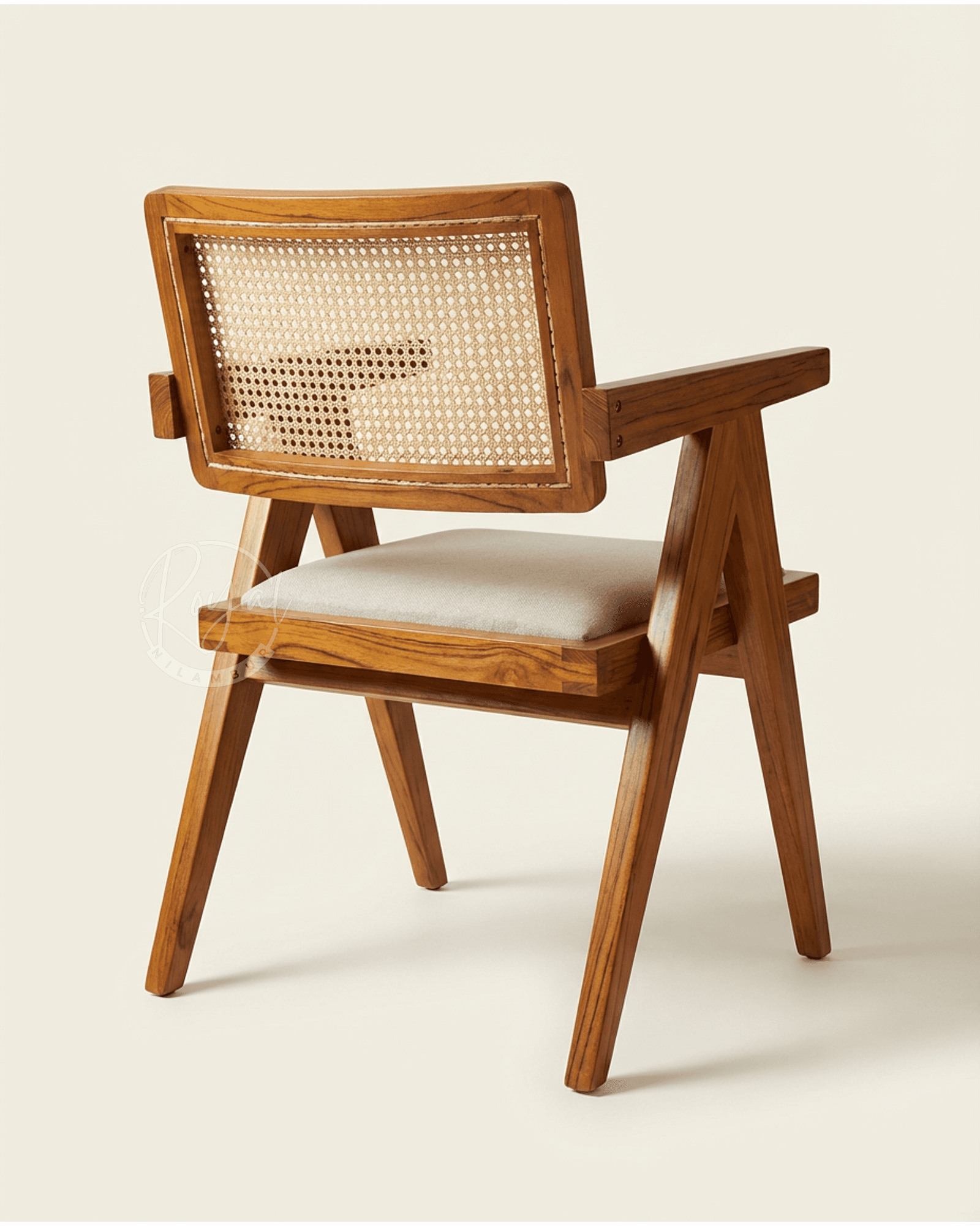 Royal Teakon Nilambur Teak Chair