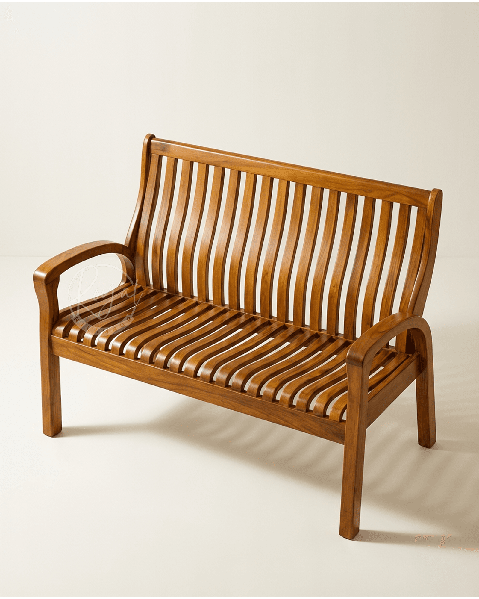 Royal Vayura Nilambur Teak Wood Bench