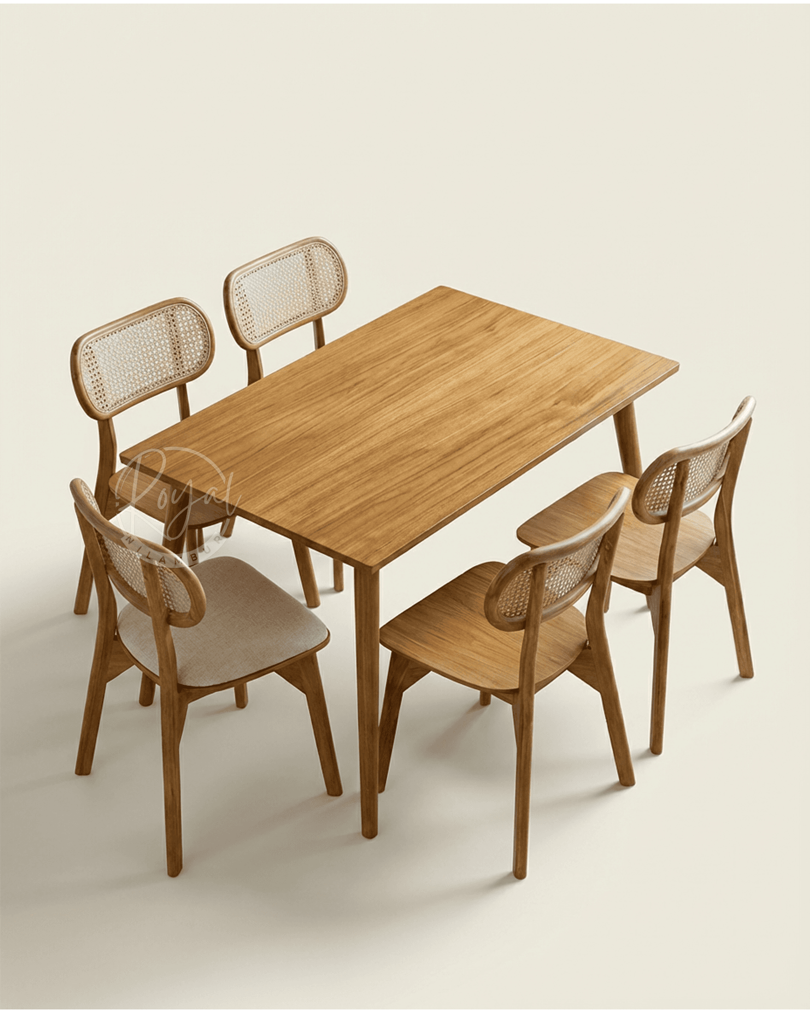 Royal Vyrona Nilambur Teak Wood Dining Table