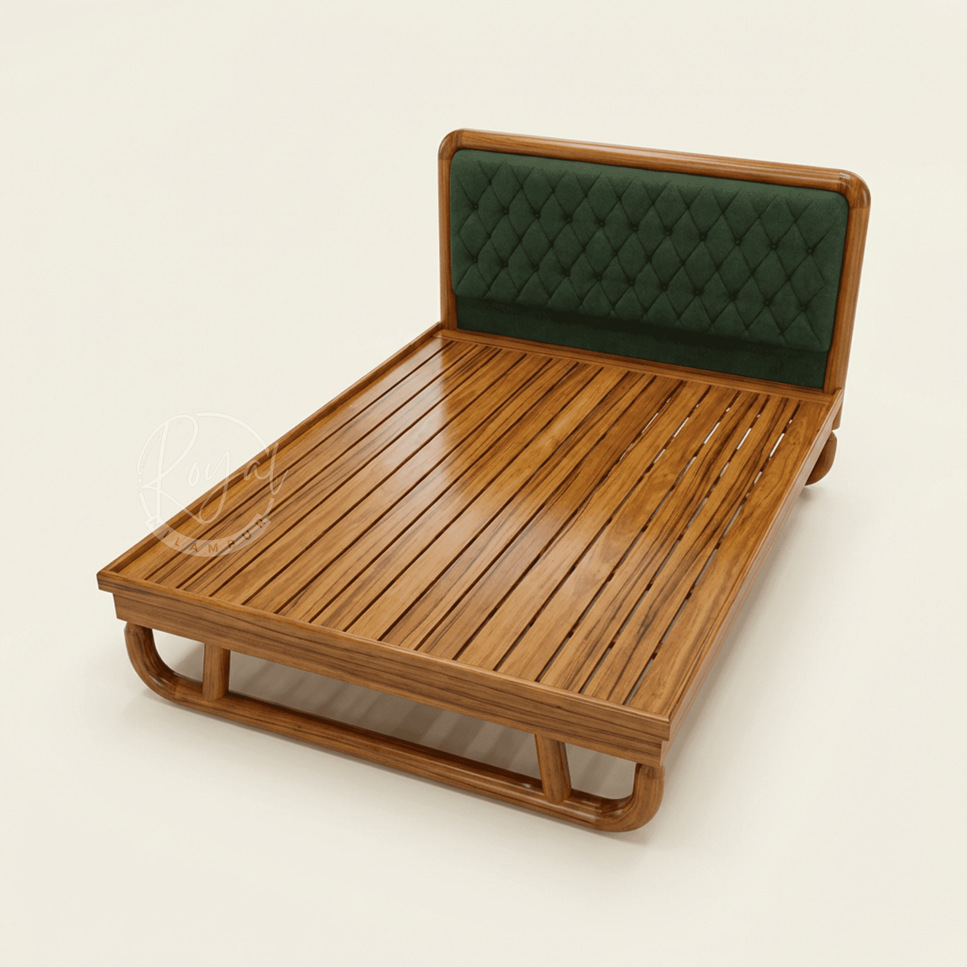 Royal Auryx Nilambur Teak Wood Cot