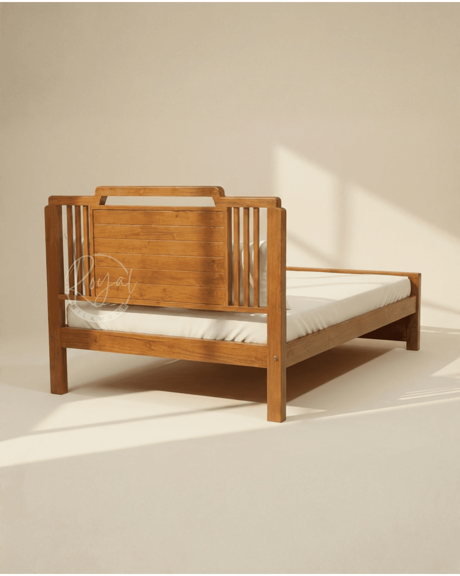 Royal Arsh Nilambur Teak Wood Cot