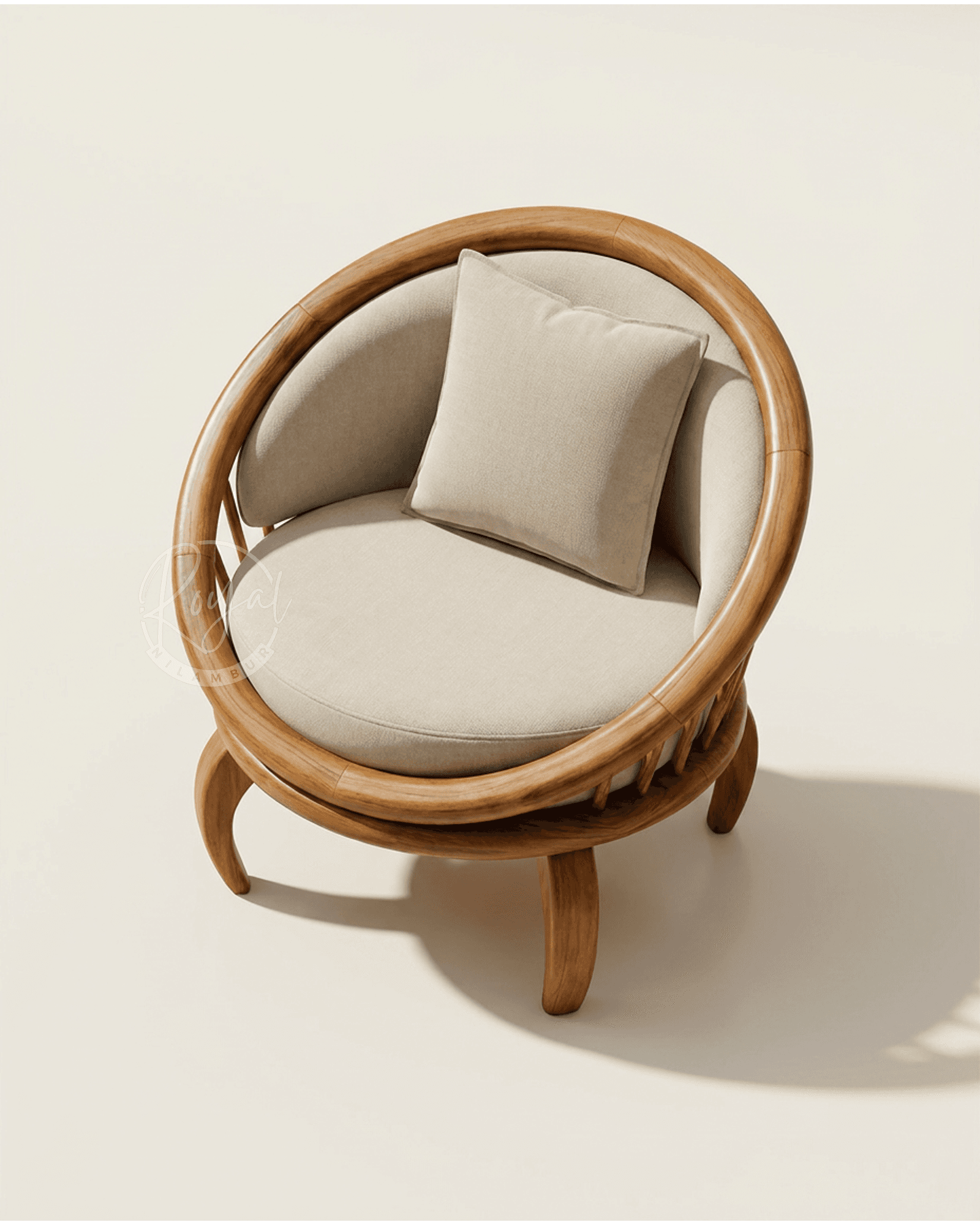 Royal Elantra Nilambur Teak Wood Sofa Set