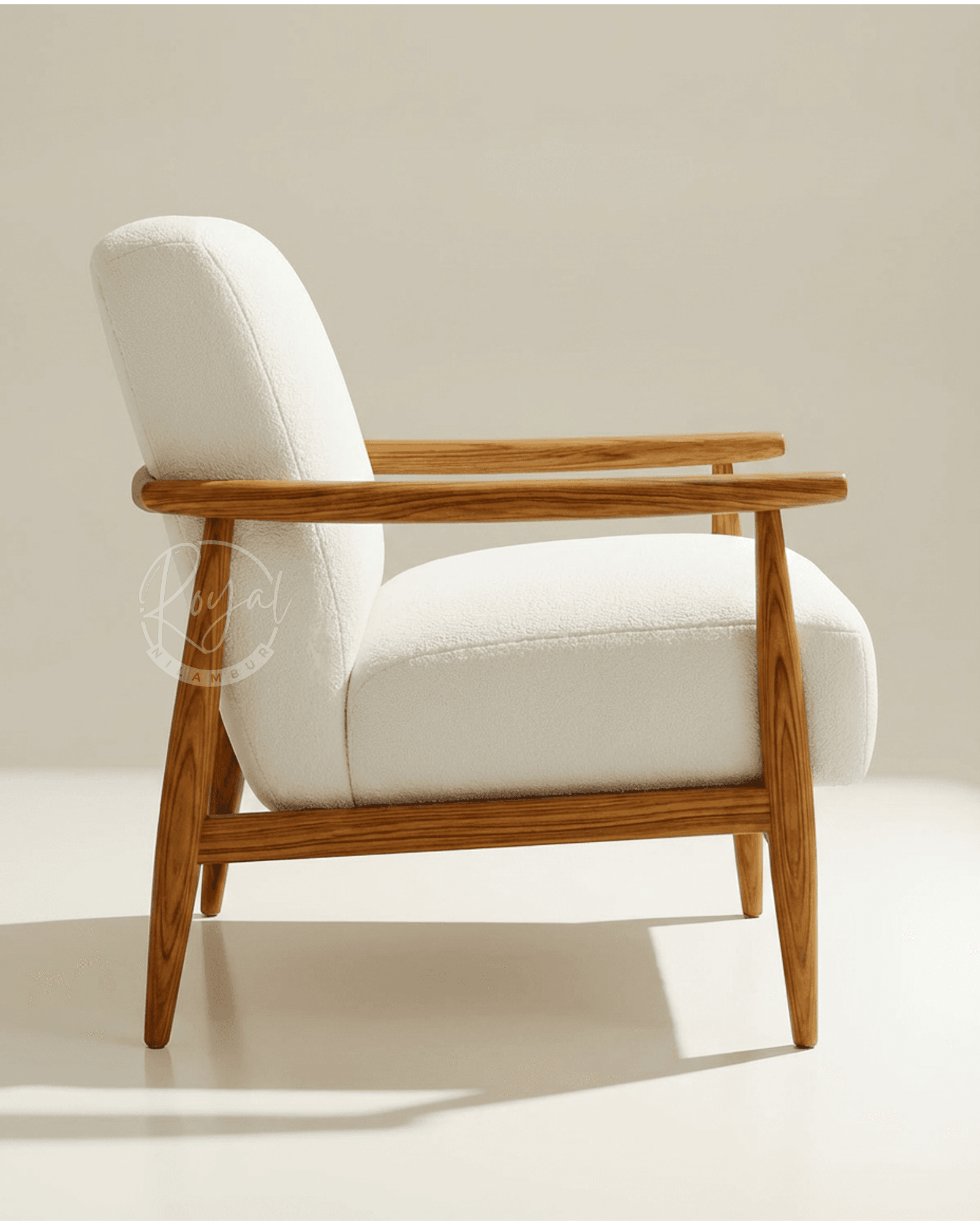 Royal Loryn Nilambur Teak Wood Armchair