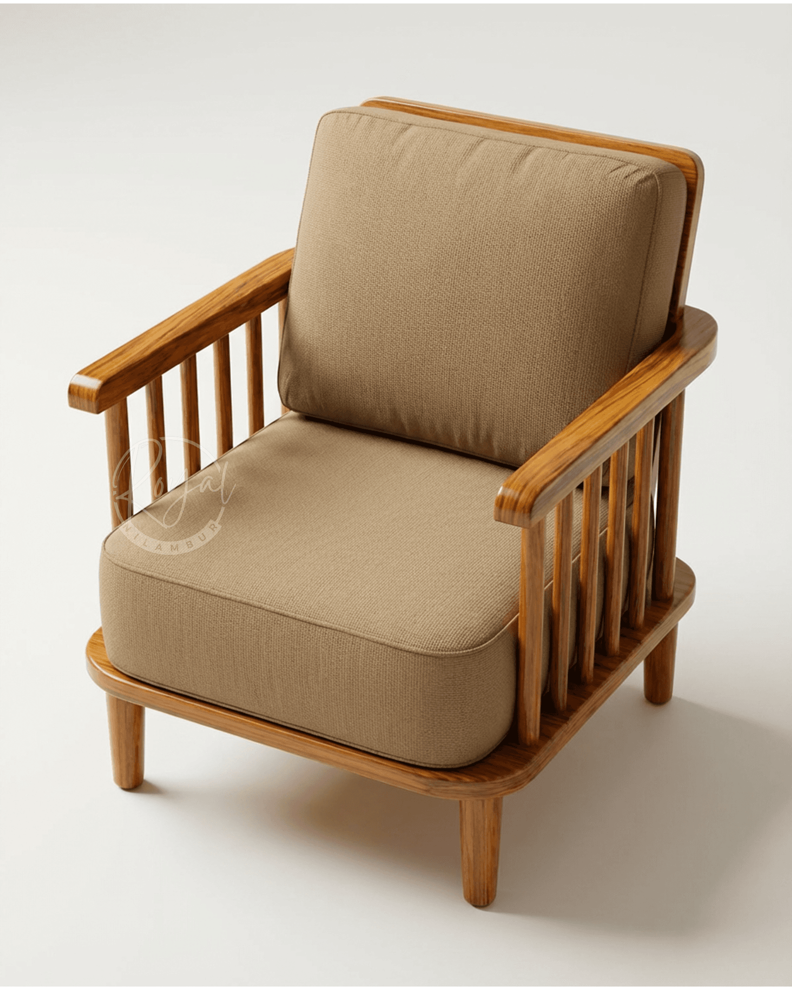Royal Elvorn Nilambur Teak Wood Sofa Set