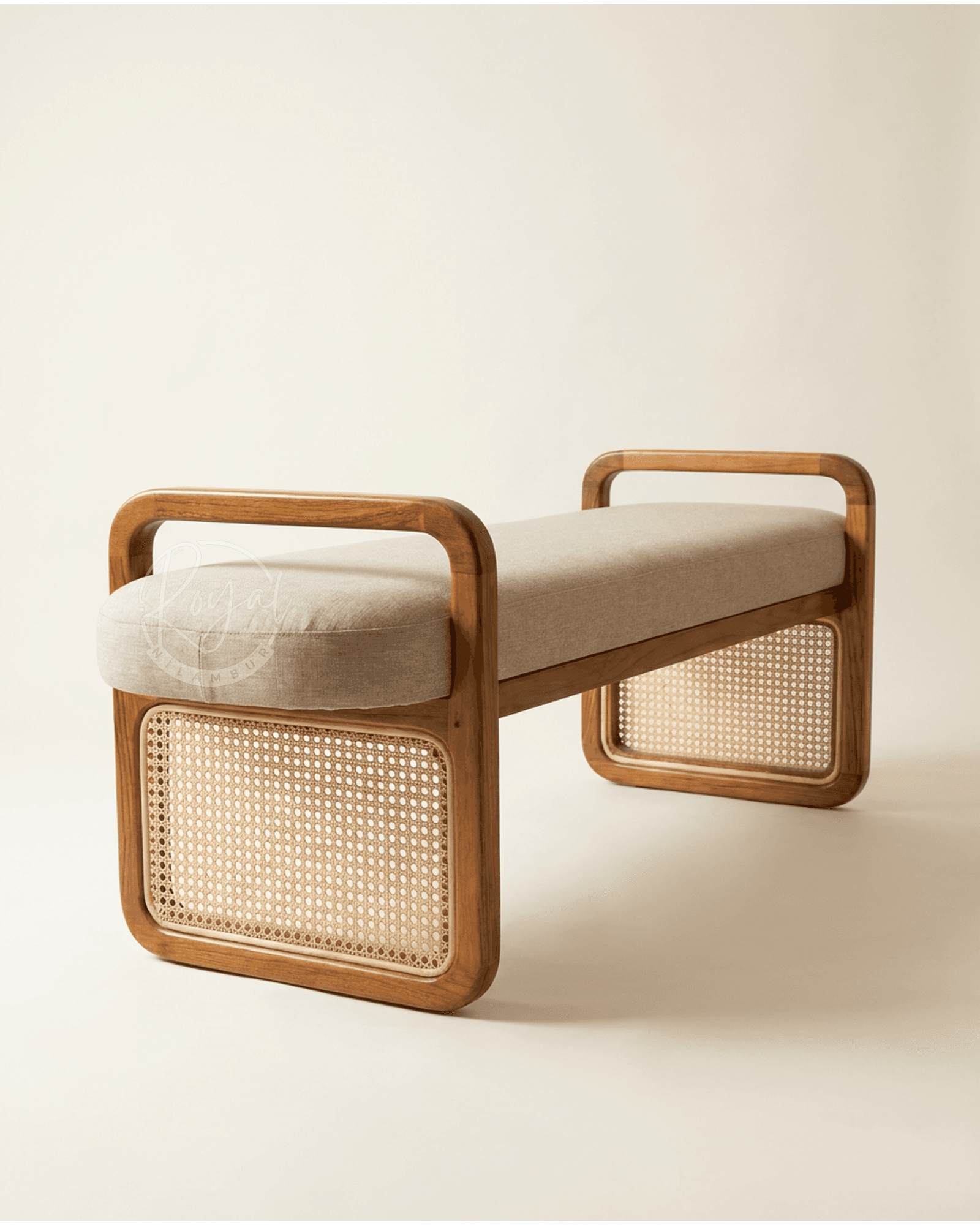 Royal Styra Nilambur Teak Wood Bench