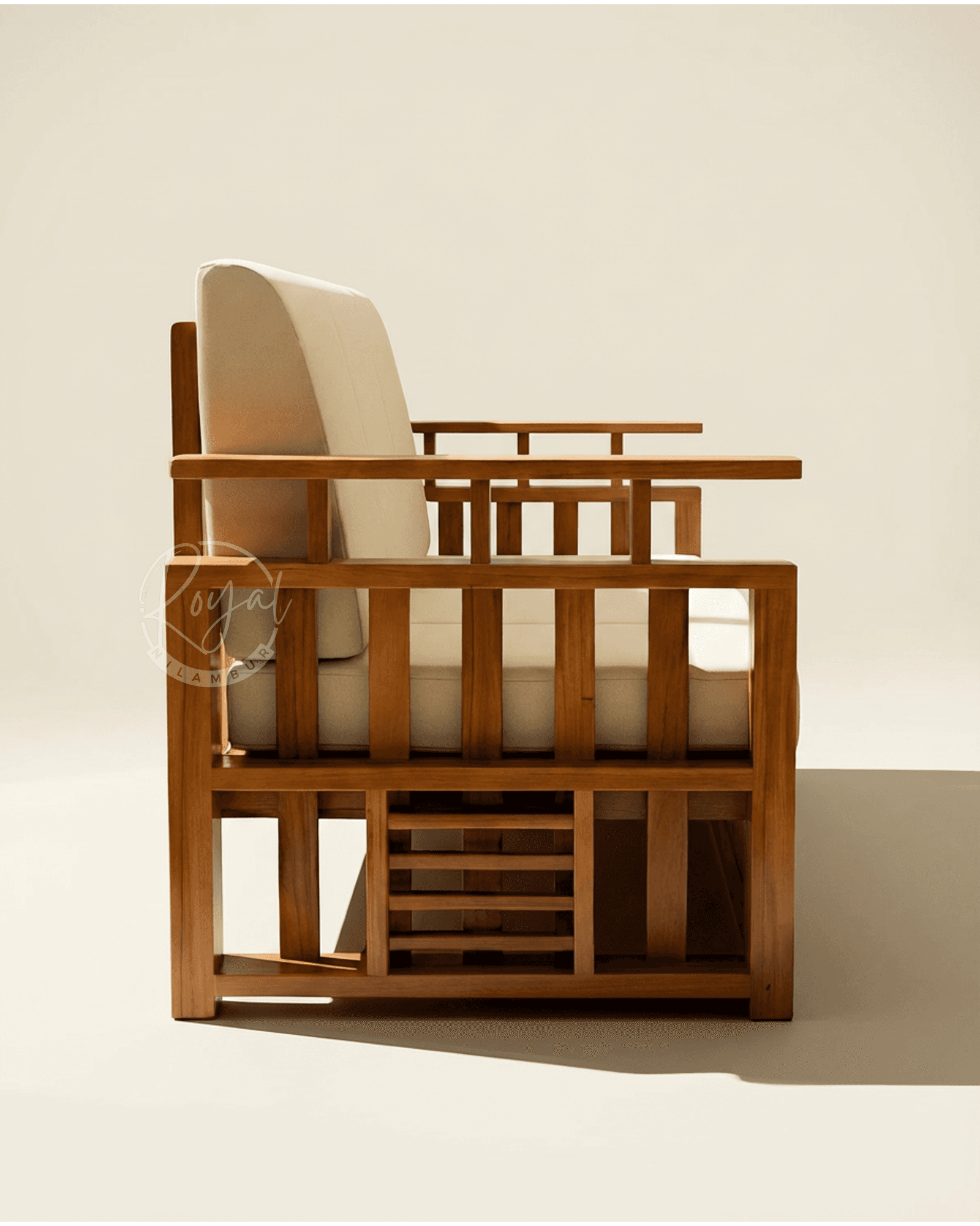 Royal Adrika Nilambur Teak Wood Sofa Set