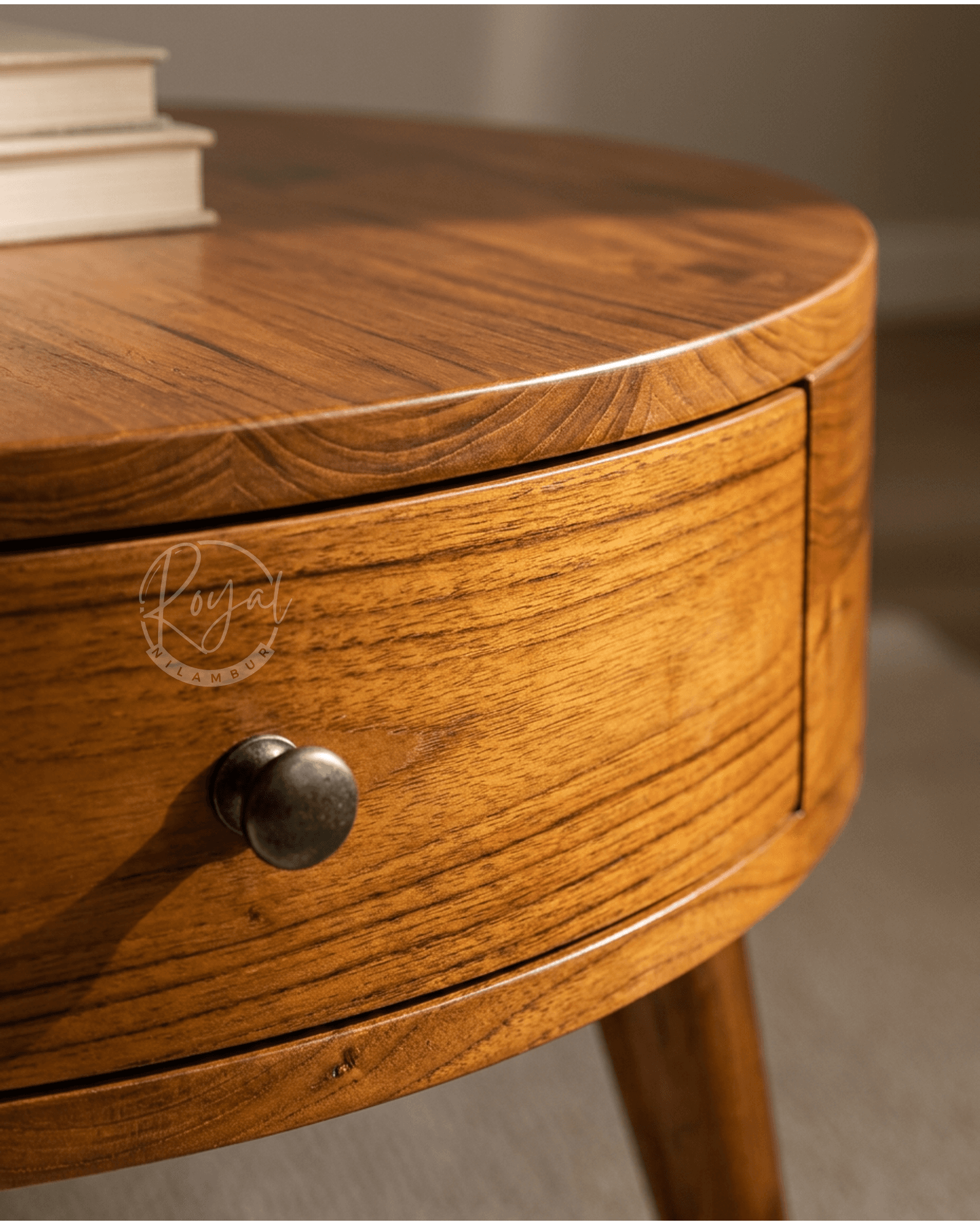 Royal Azythra Nilambur Teak Wood Coffee Table