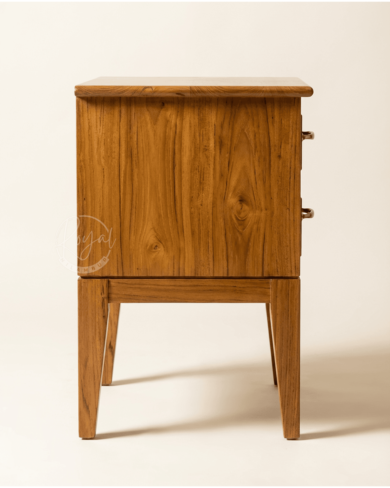 Royal Dhruv Nilambur Teak Wood Side Table