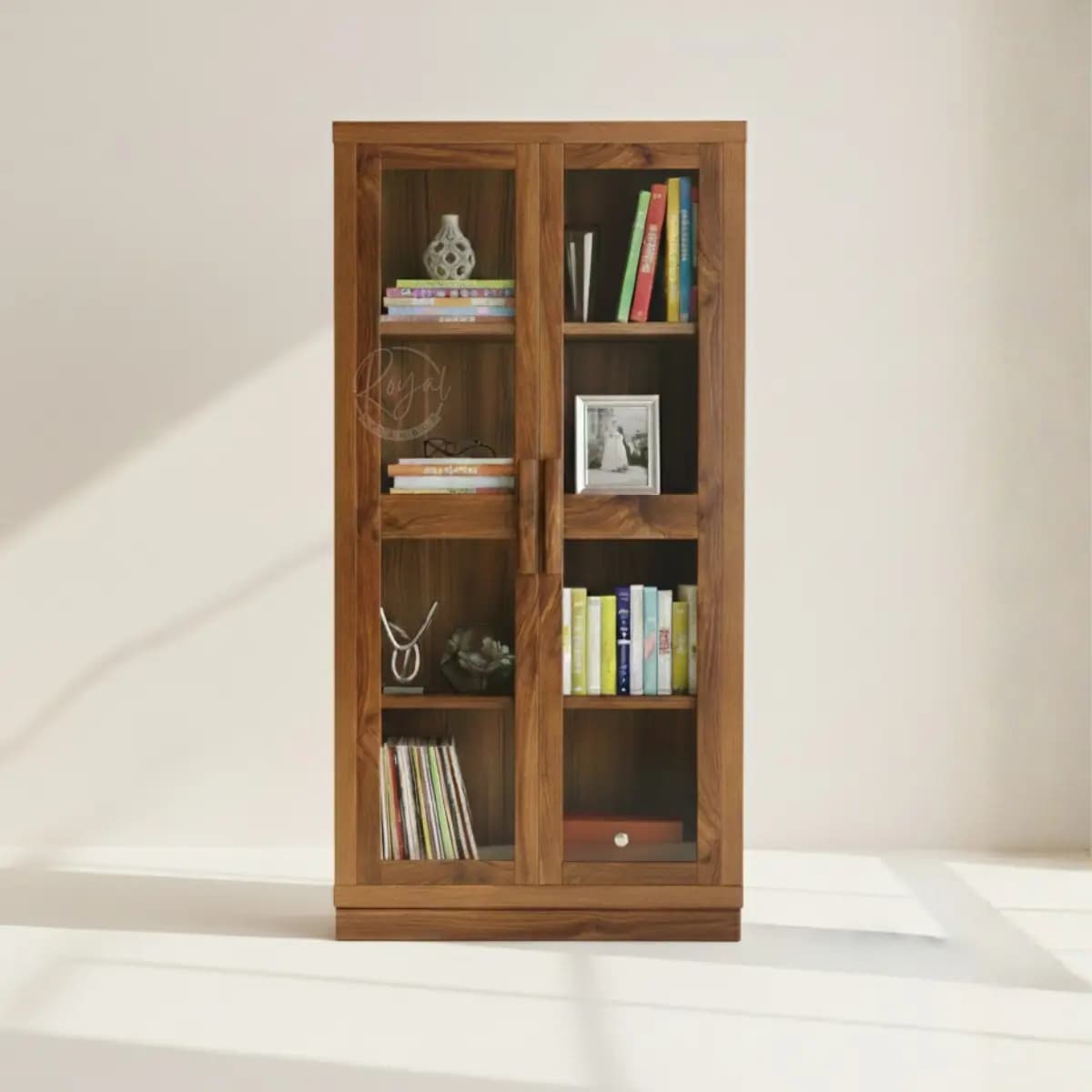 Royal Trivon Nilambur Teak Wood Book Shelf