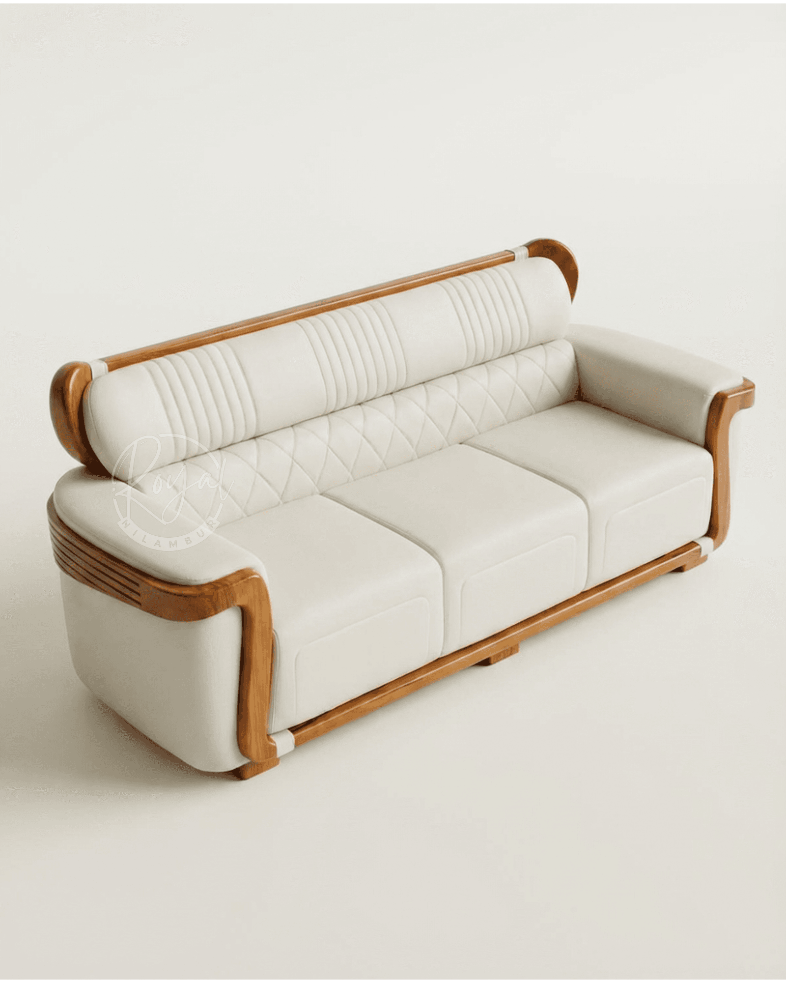Royal Nirvix Nilambur Teak Wood Sofa Set