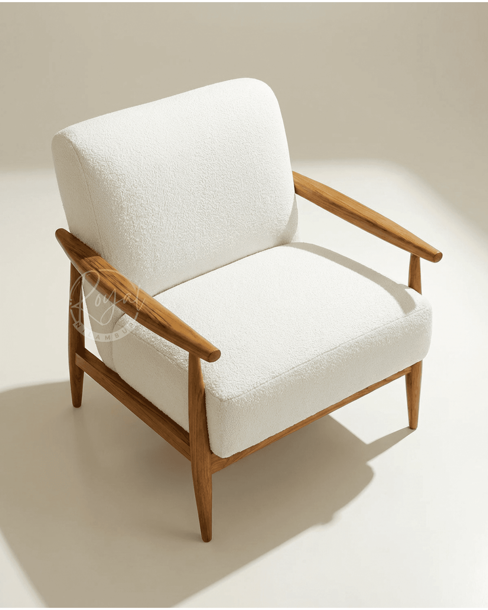 Royal Loryn Nilambur Teak Wood Armchair