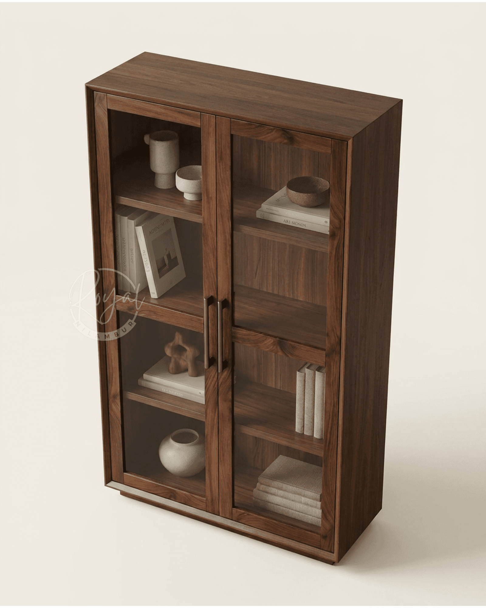 Royal Trivon Nilambur Teak Wood Book Shelf