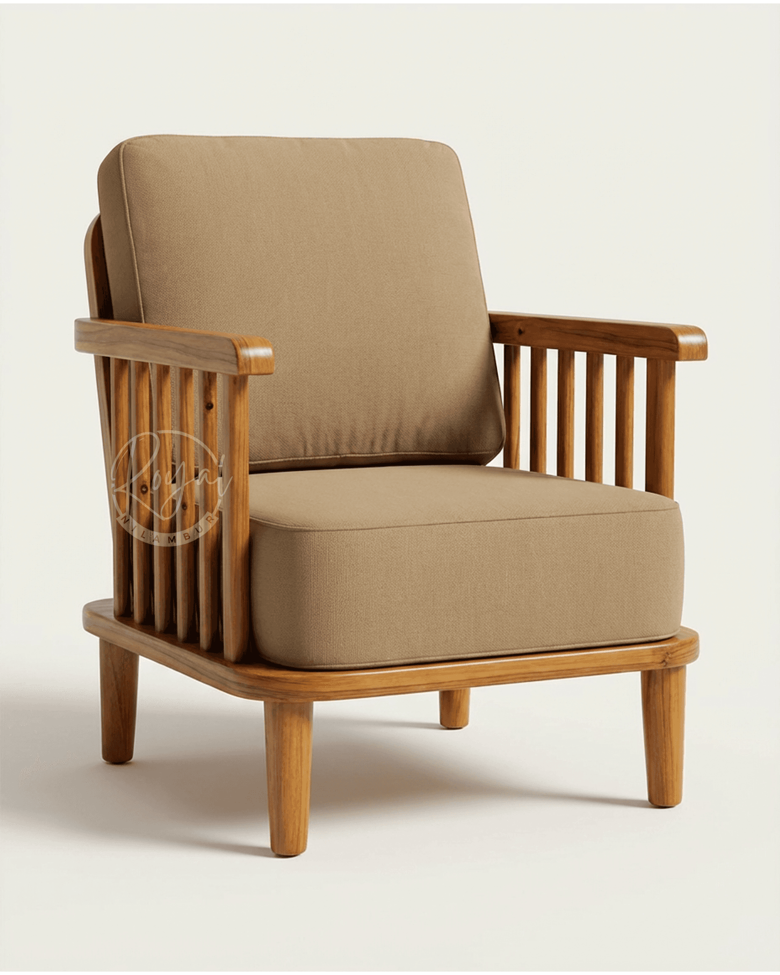 Royal Elvorn Nilambur Teak Wood Sofa Set