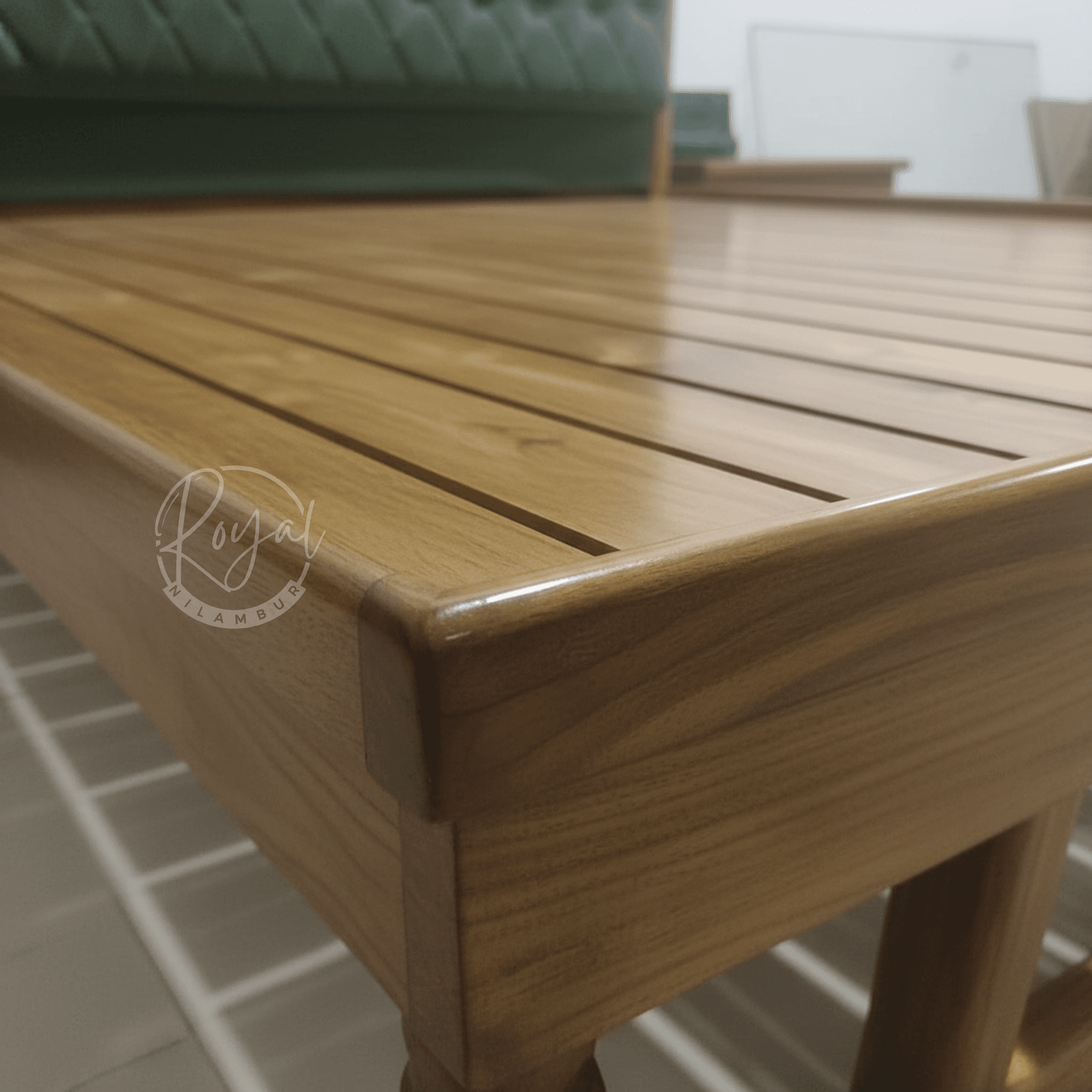 Royal Auryx Nilambur Teak Wood Cot