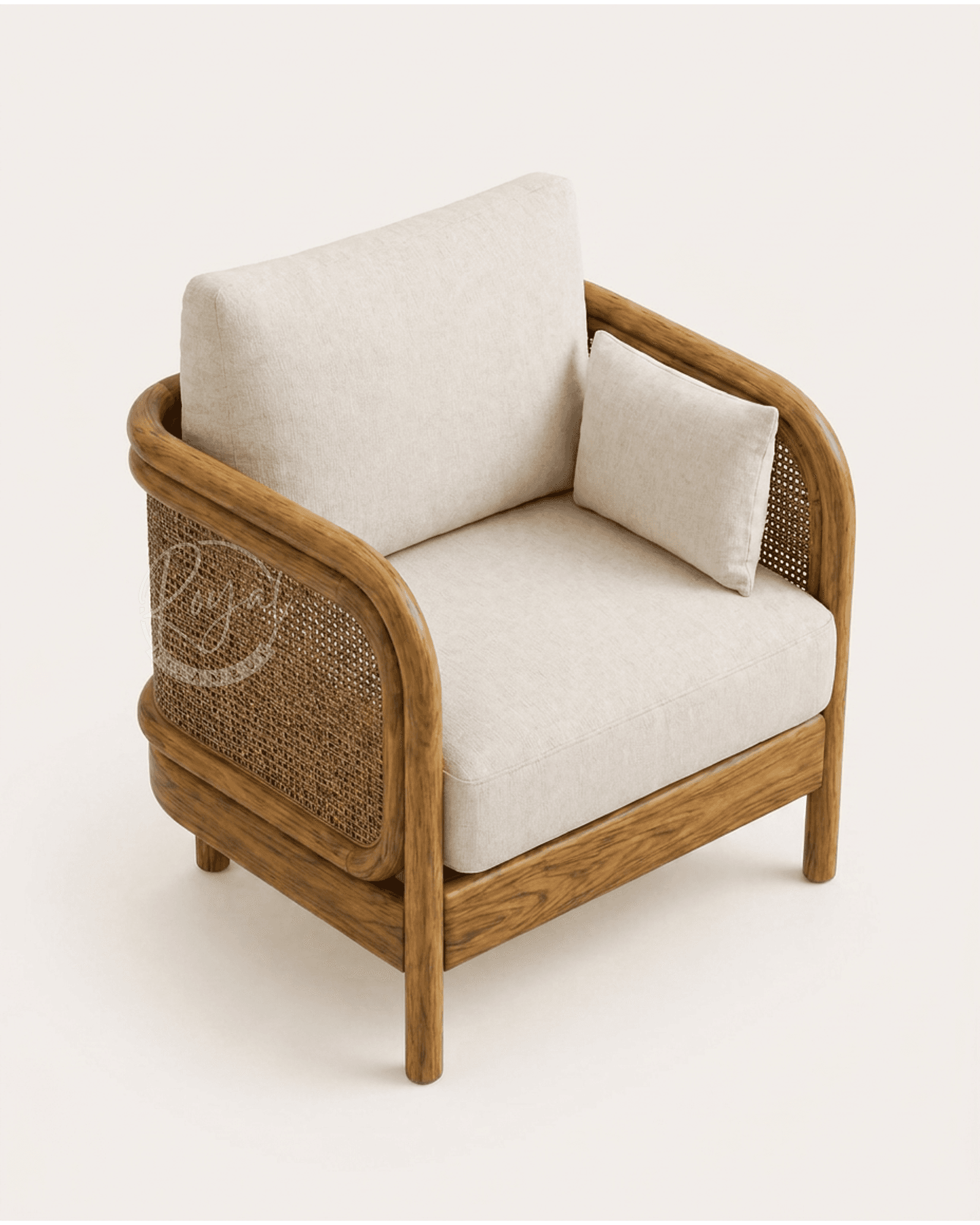 Royal Zyluxa Nilambur Teak Wood 5 Seater Sofa