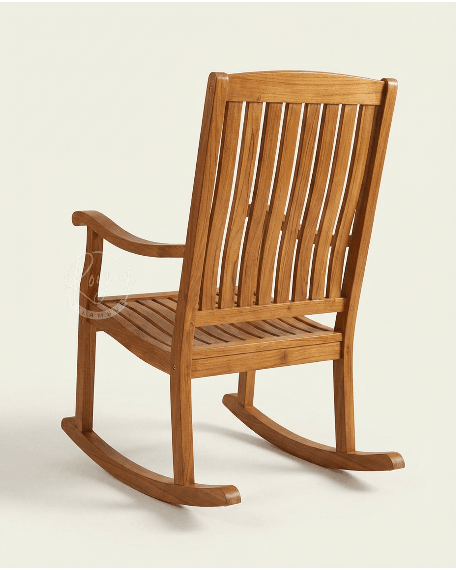 Royal Rajavyx Nilambur Teak Wood Rock Chair