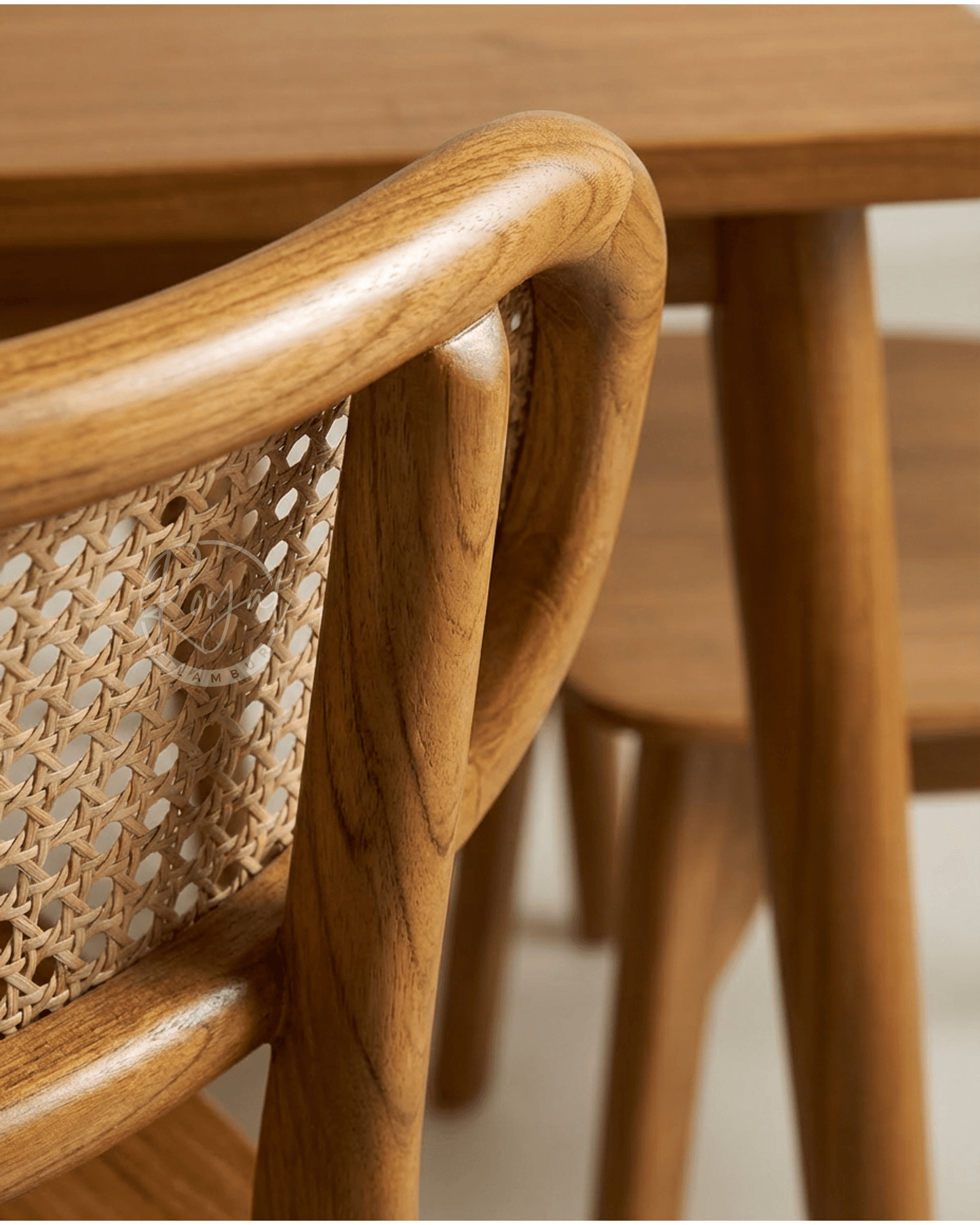 Royal Vyrona Nilambur Teak Wood Dining Table