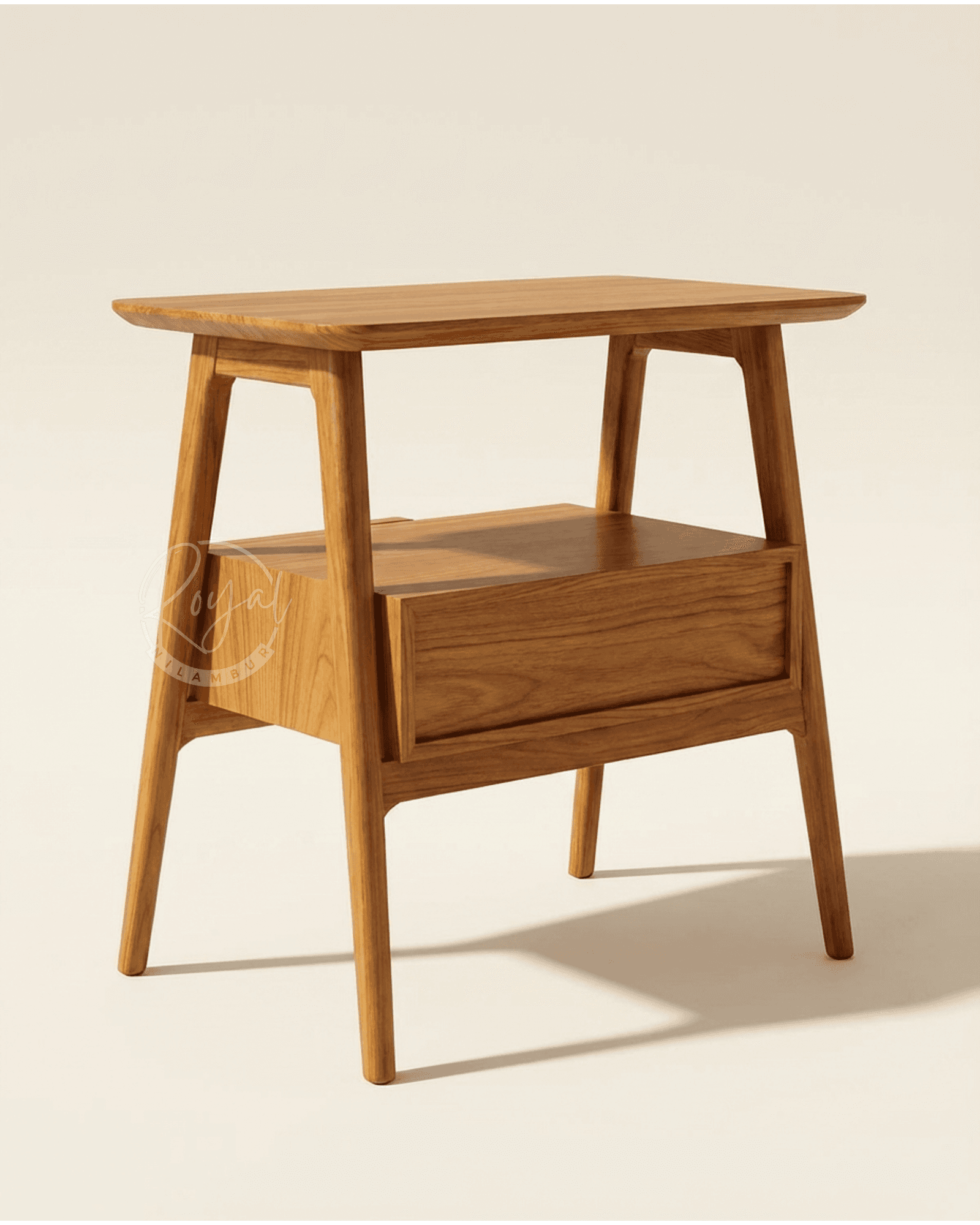 Royal Avrix Nilambur Teak Wood Cot Box
