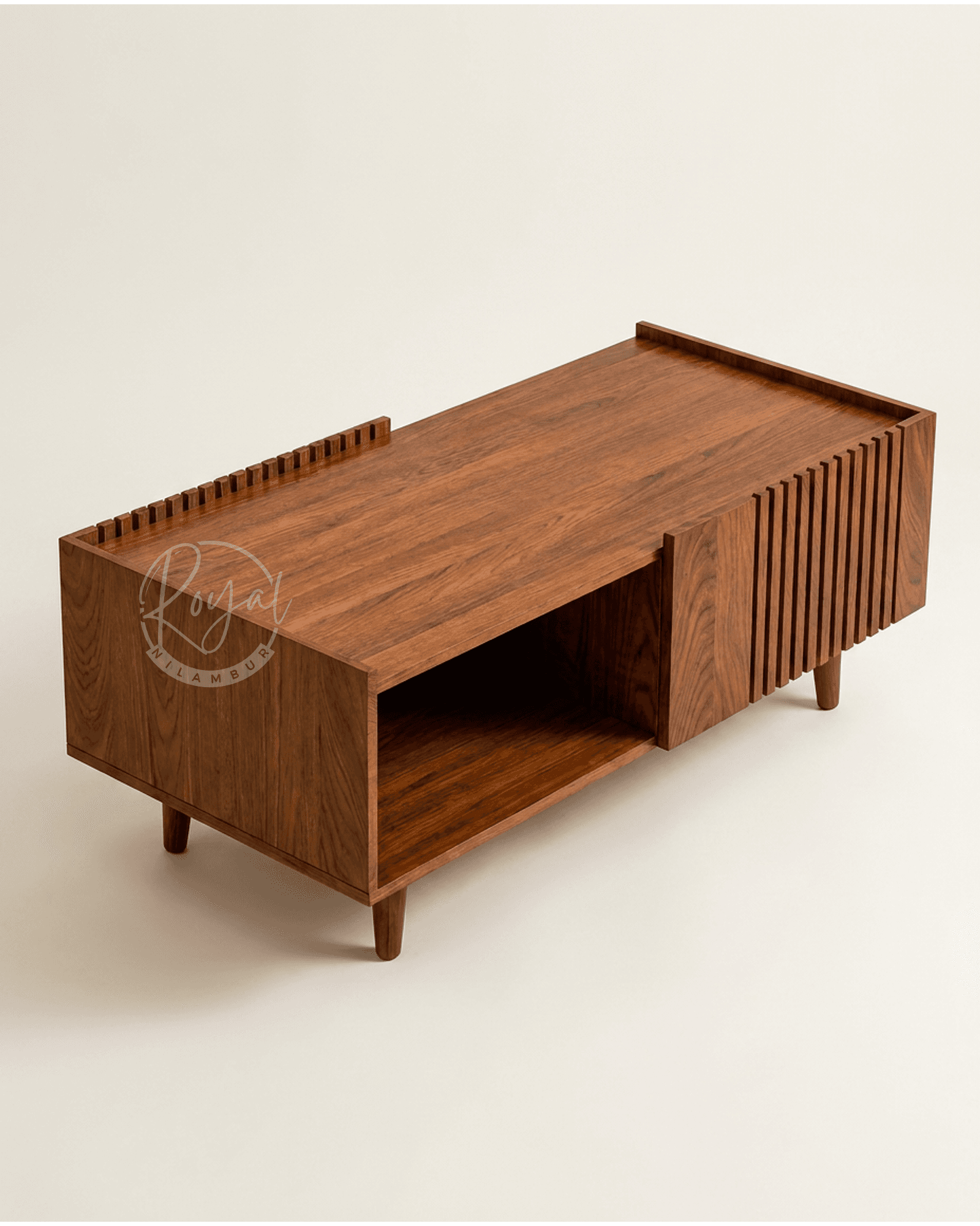 Royal Nivra Nilambur Teak Wood Coffee Table