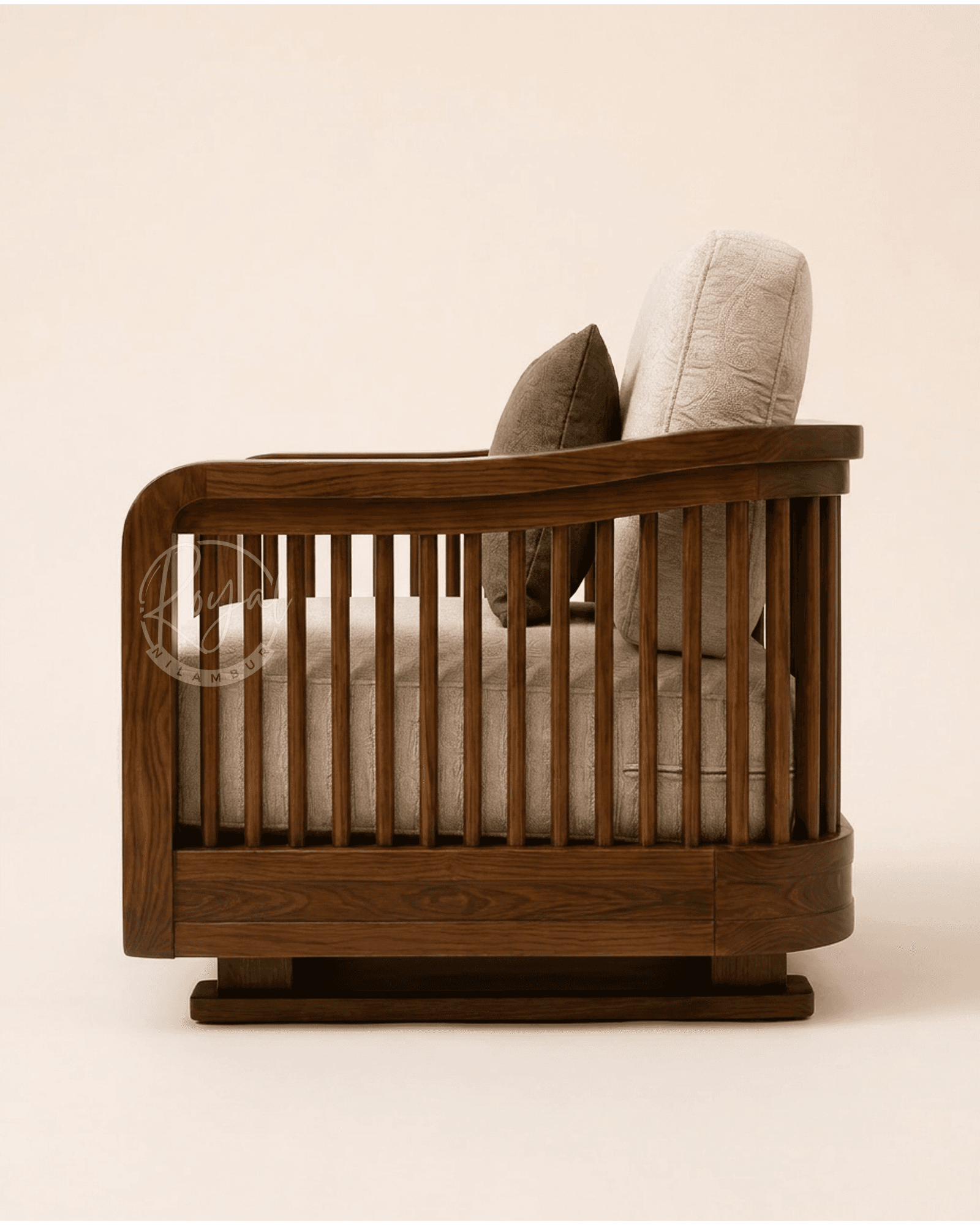 Royal Navrix Nilambur Teak Wood Sofa Set