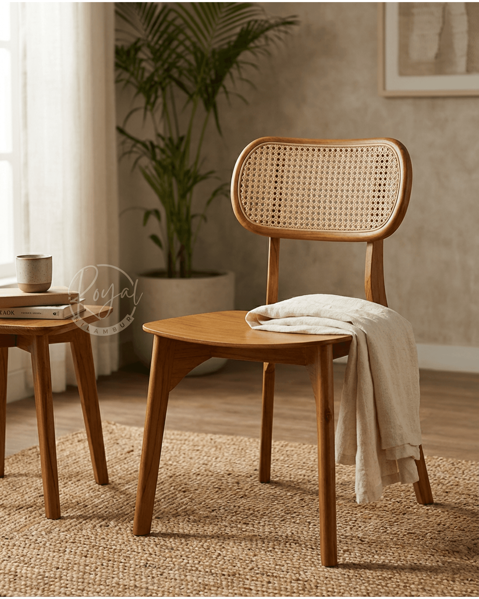 Royal Vyrona Nilambur Teak Wood Dining Table