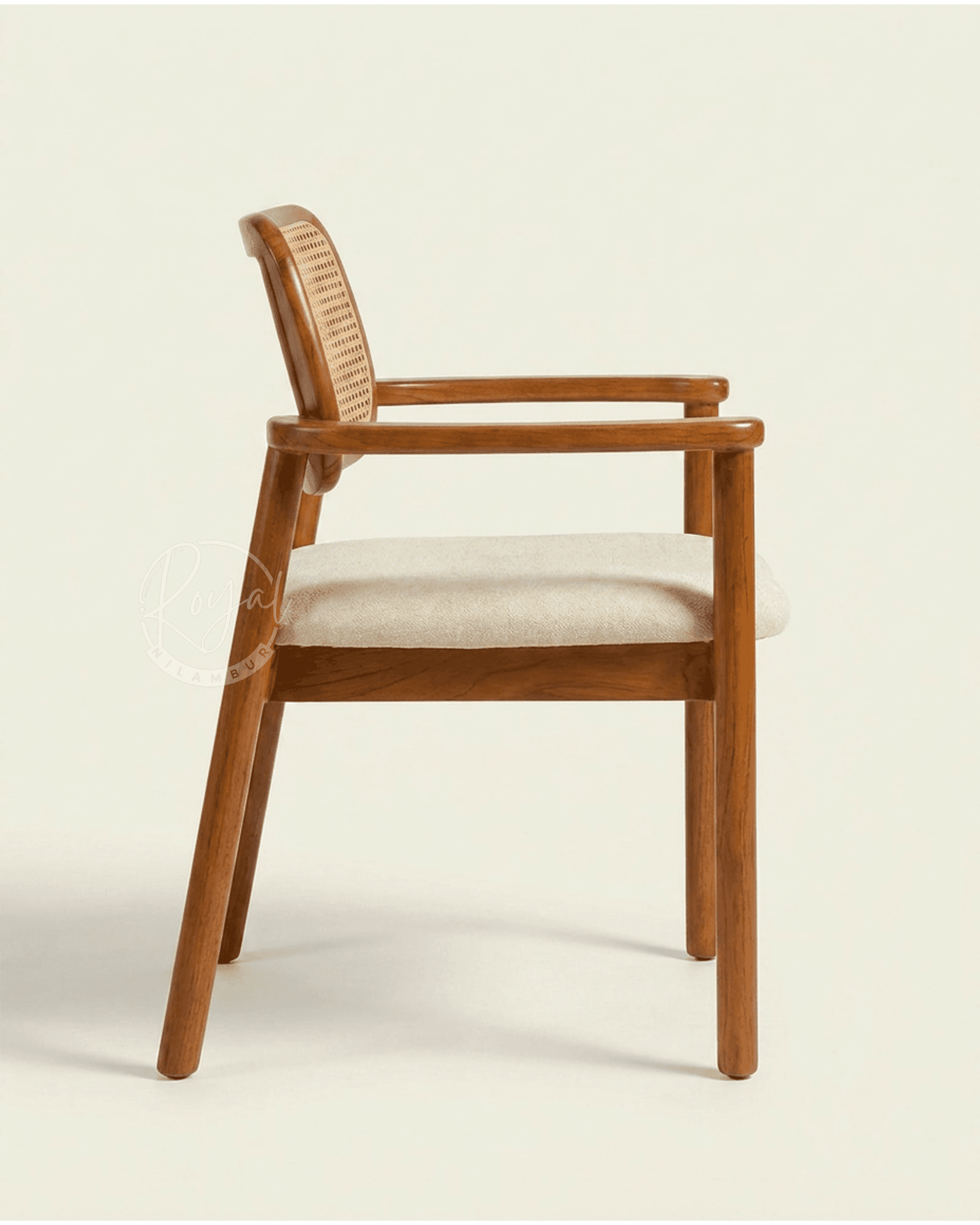 Royal Aarohi Nilambur Teak Wood dining Chair