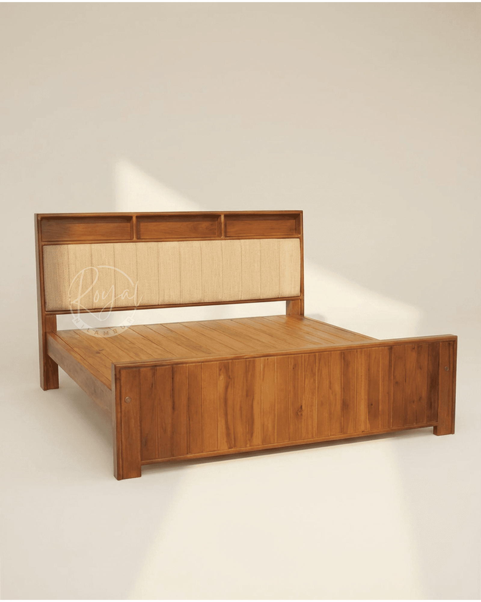 Royal Elyon Nilambur Teak Wood Cot