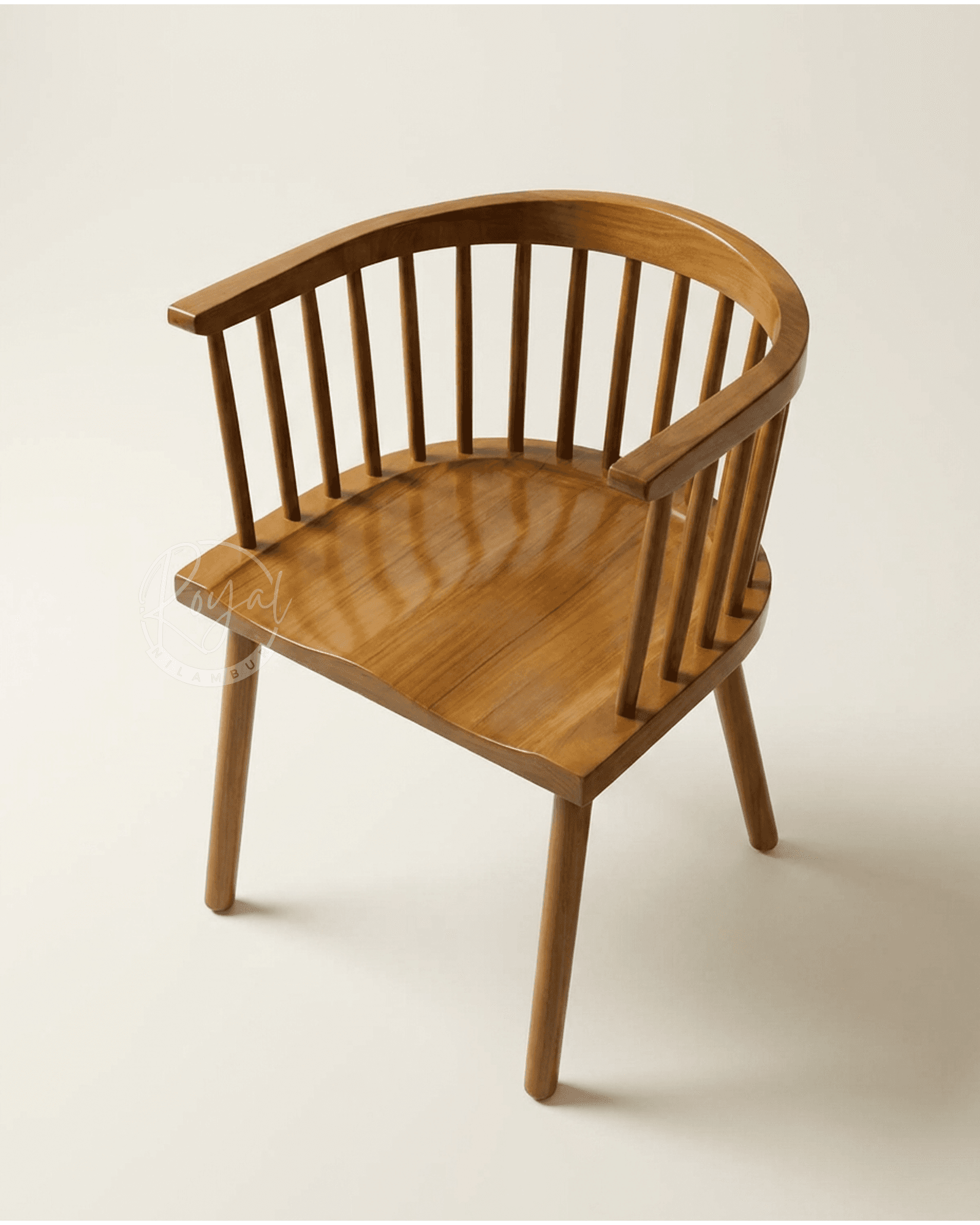 Royal Alaya Nilambur Teak Wood Arm Chair