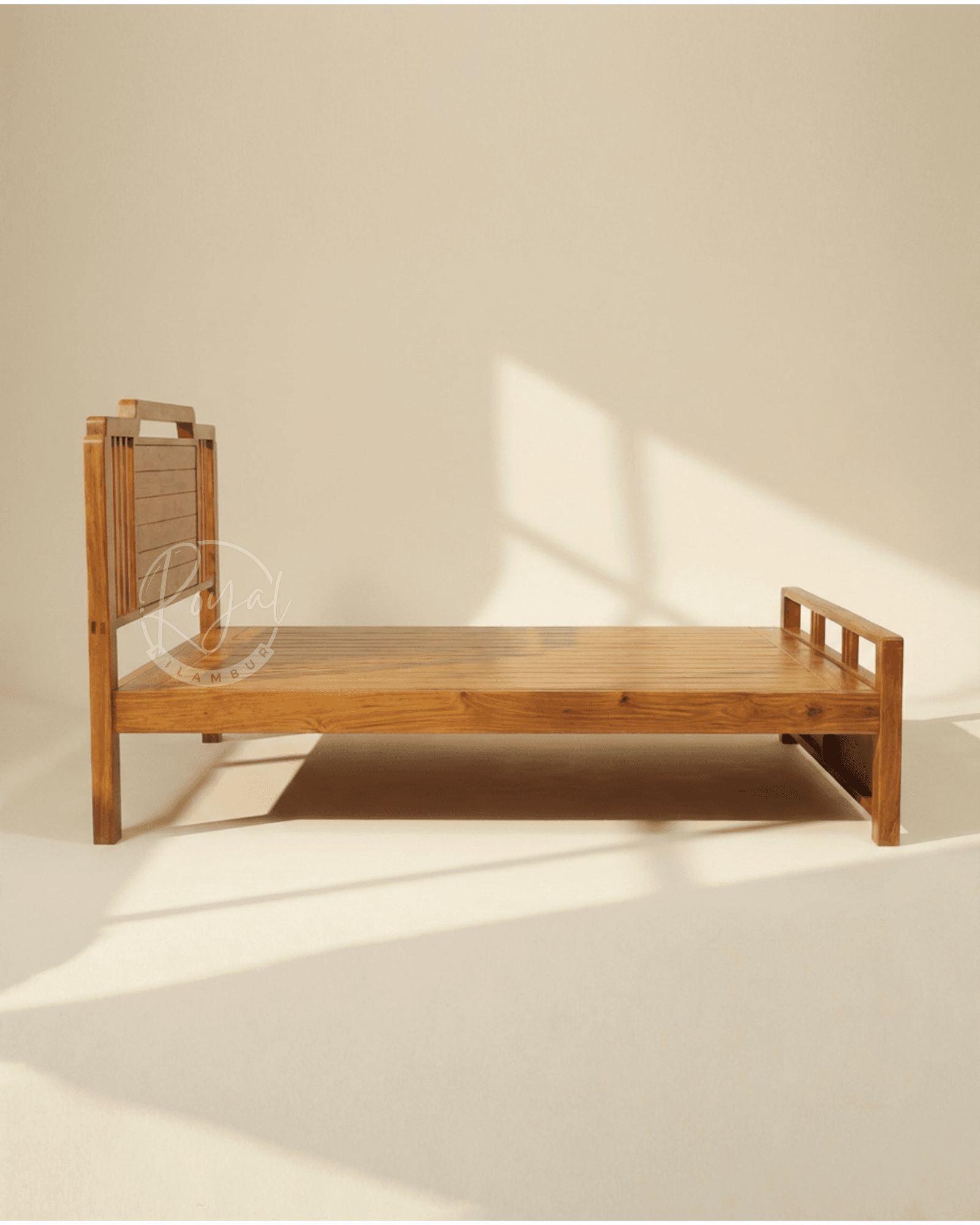 Royal Arsh Nilambur Teak Wood Cot