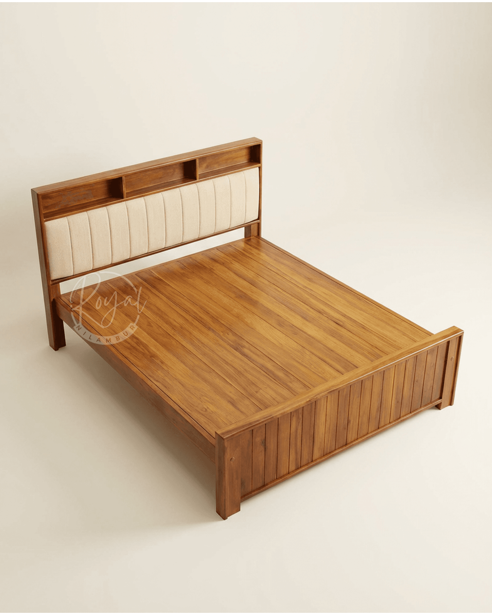 Royal Elyon Nilambur Teak Wood Cot