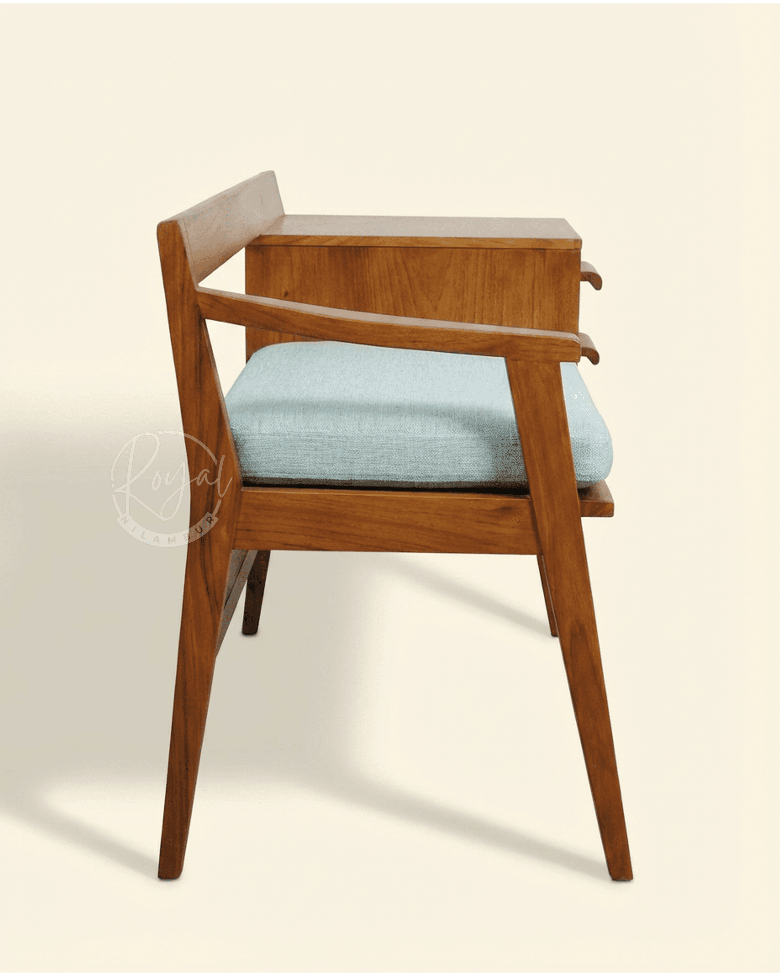 Royal Nivexia Nilambur Teak Wood Telephone Bench with Storage
