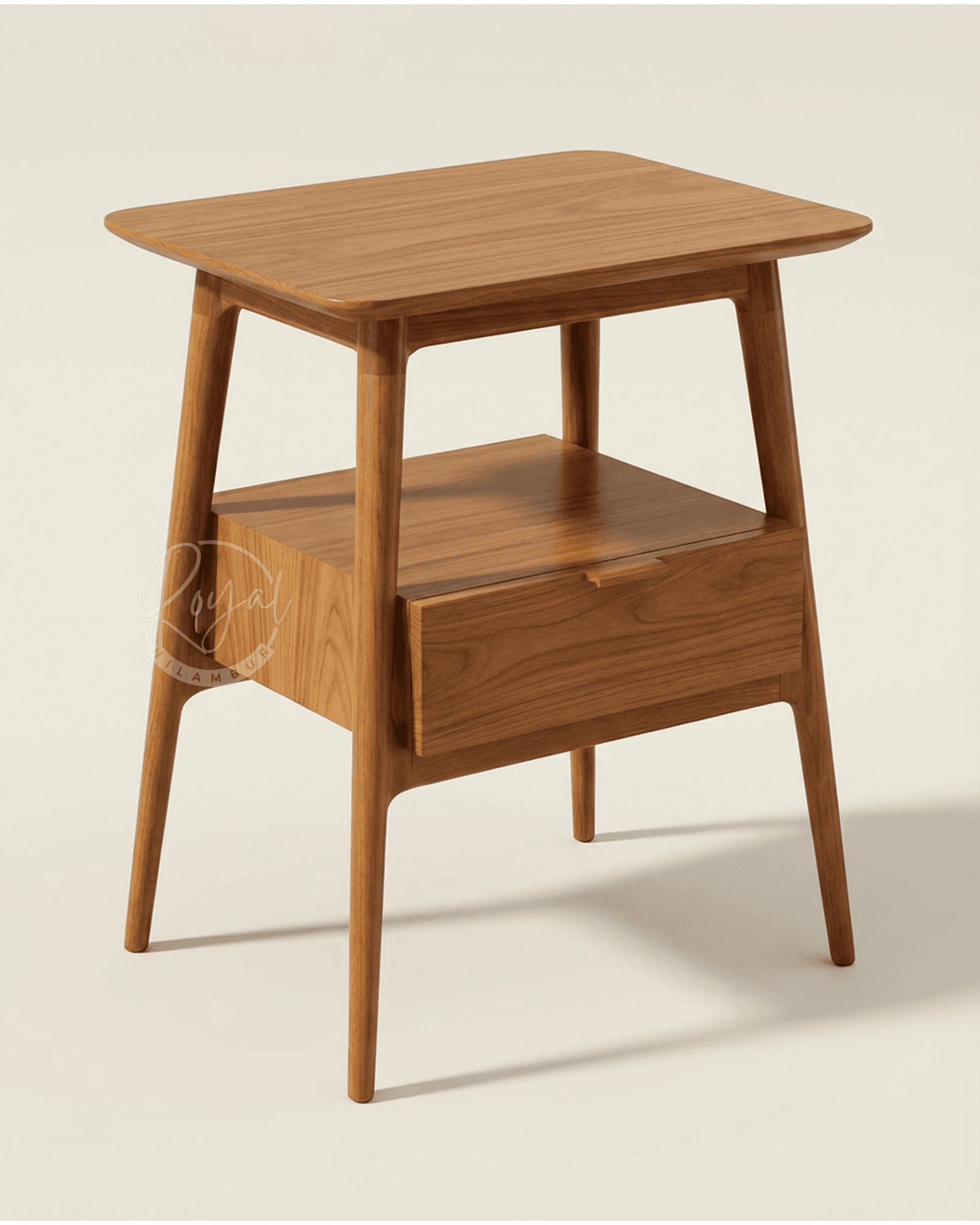 Royal Avrix Nilambur Teak Wood Cot Box