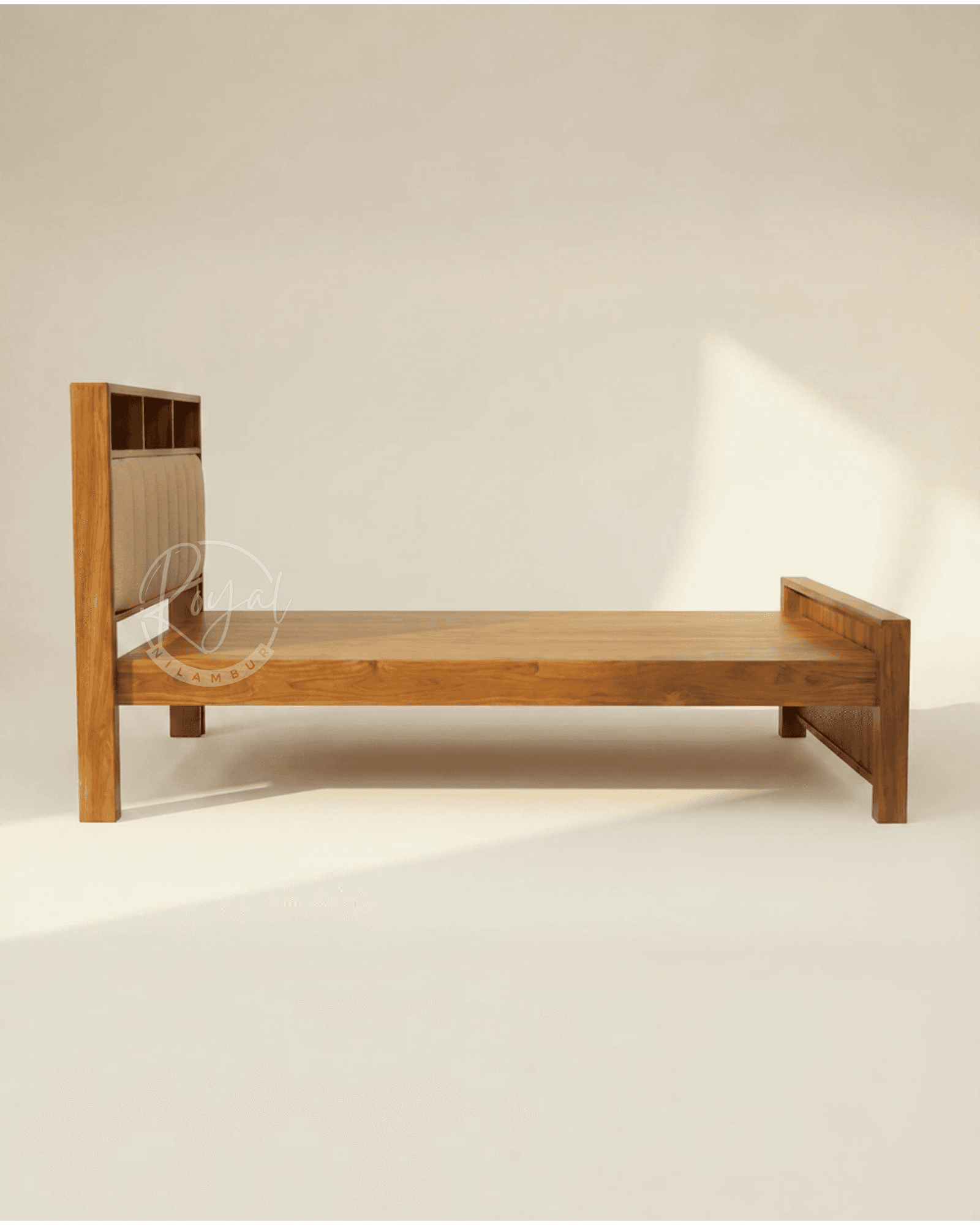 Royal Elyon Nilambur Teak Wood Cot