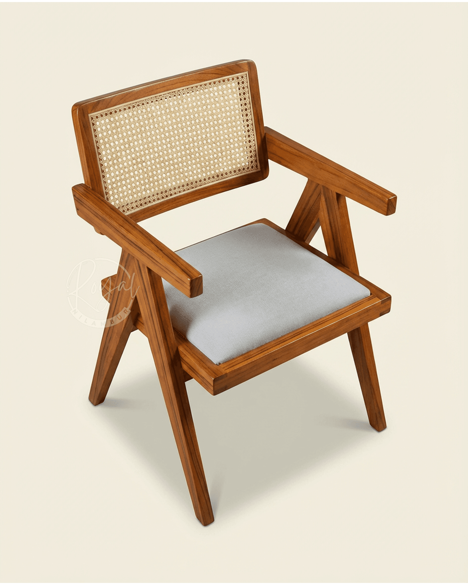 Royal Teakon Nilambur Teak Chair