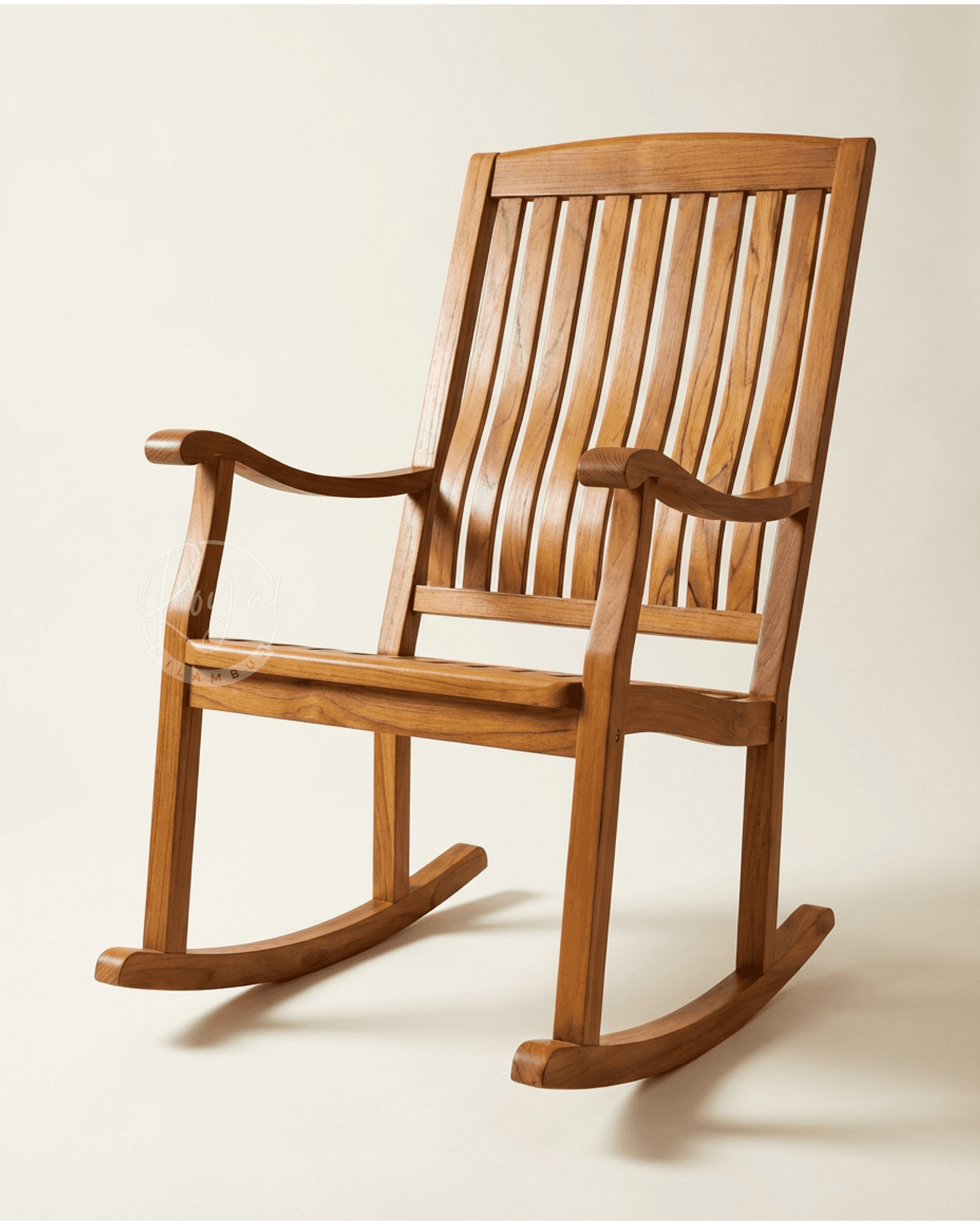 Royal Rajavyx Nilambur Teak Wood Rock Chair