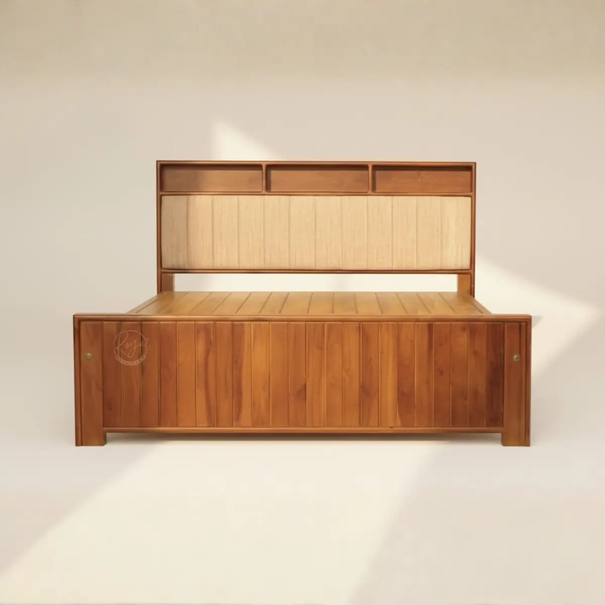 Royal Elyon Nilambur Teak Wood Cot
