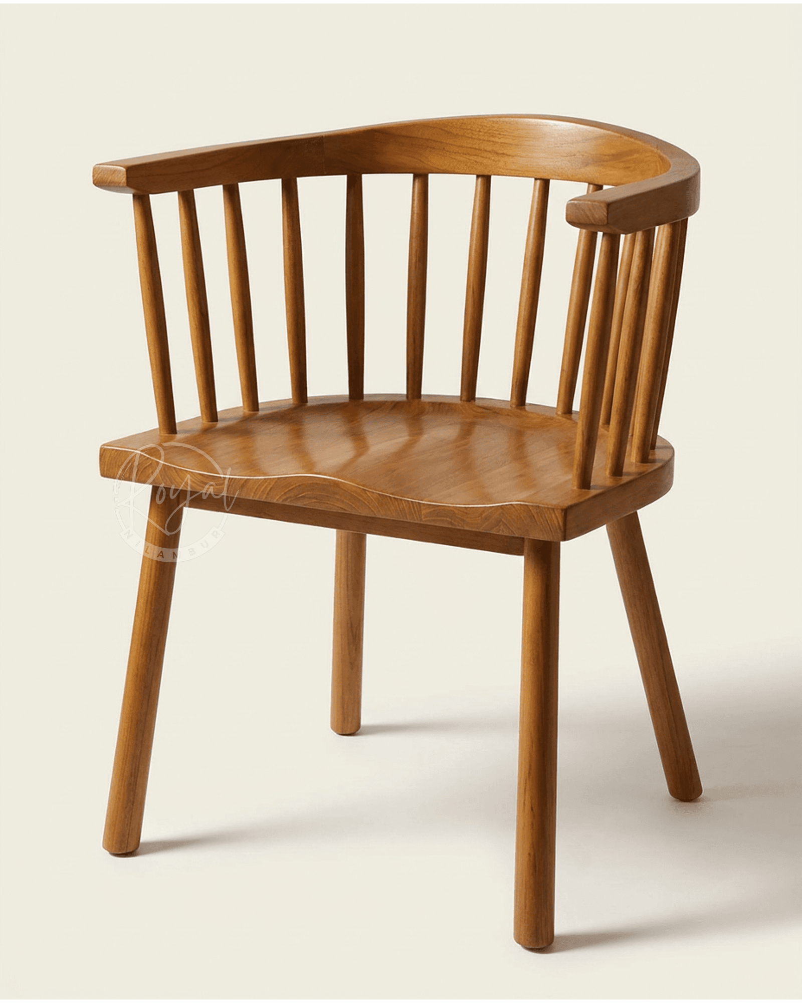 Royal Alaya Nilambur Teak Wood Arm Chair